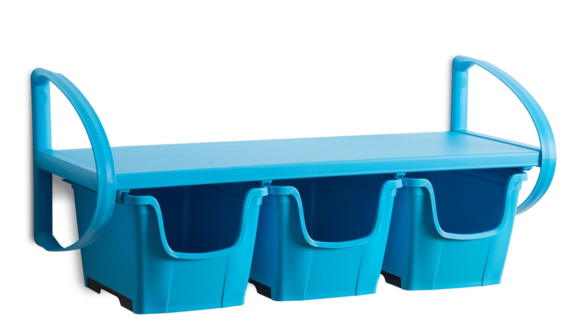 Estantería mural amadeus con cajas 36x81x33 cm de la marca DEA HOME