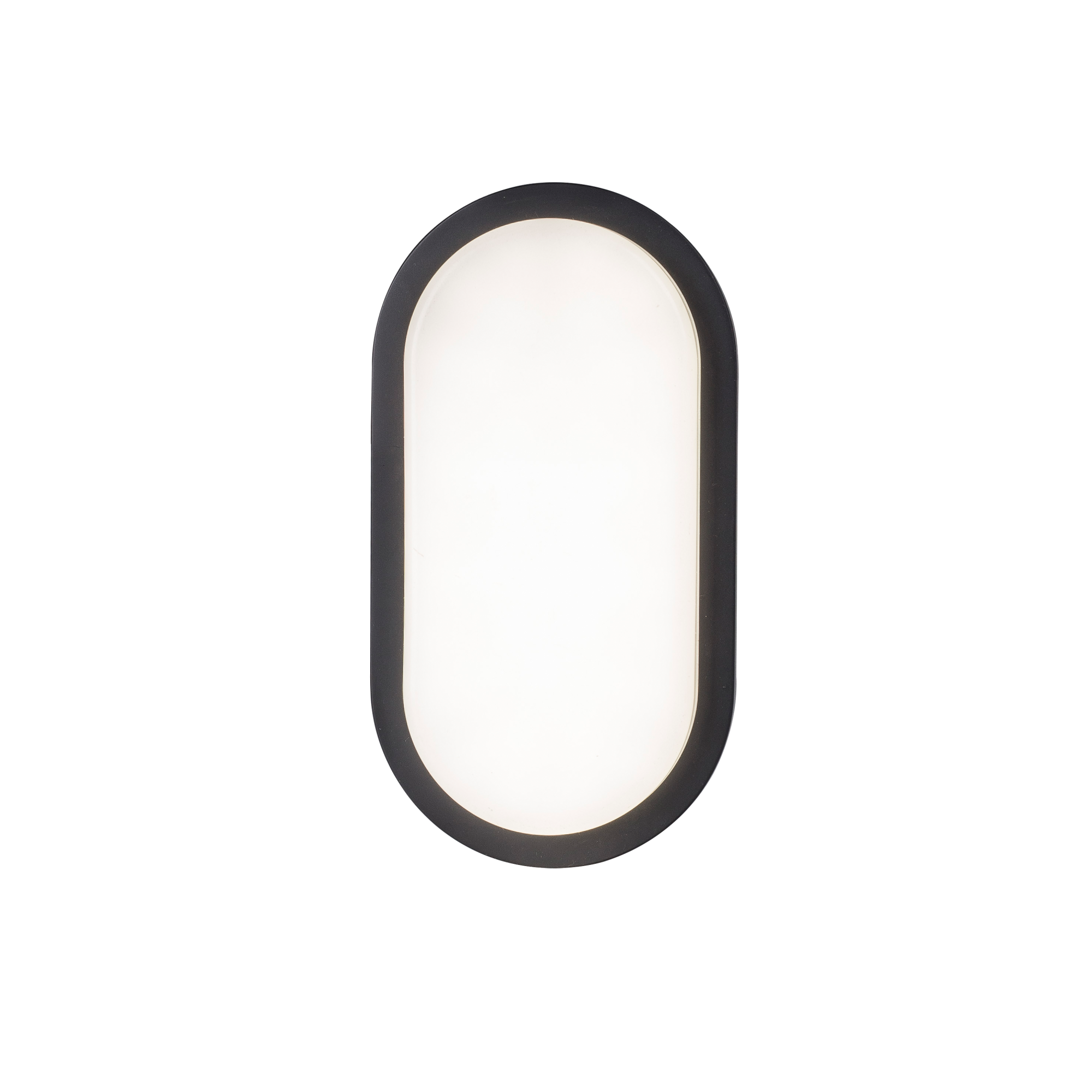 Aplique plafón exterior led inspire negro 12w 4000k