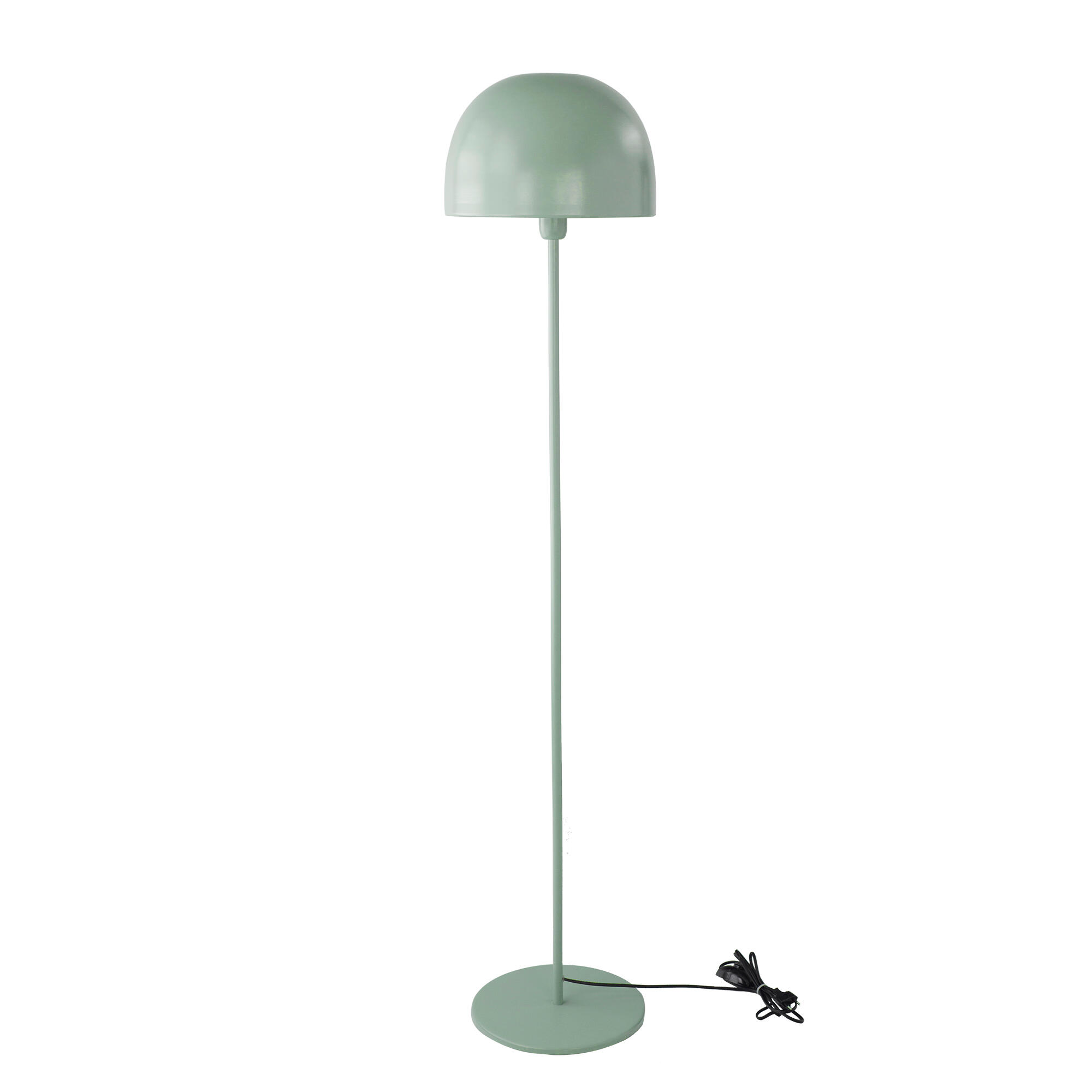 Lámpara de pie kane e27 metal verde 157 cm de alto