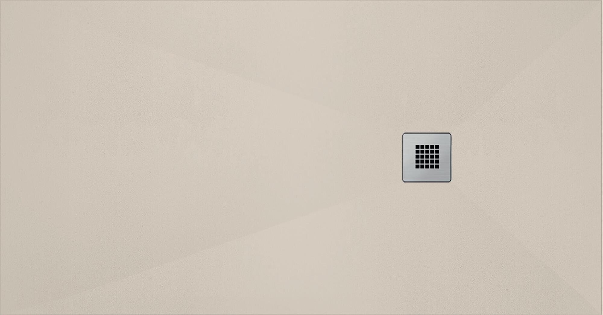 Plato de ducha urban 115x90 cm crema