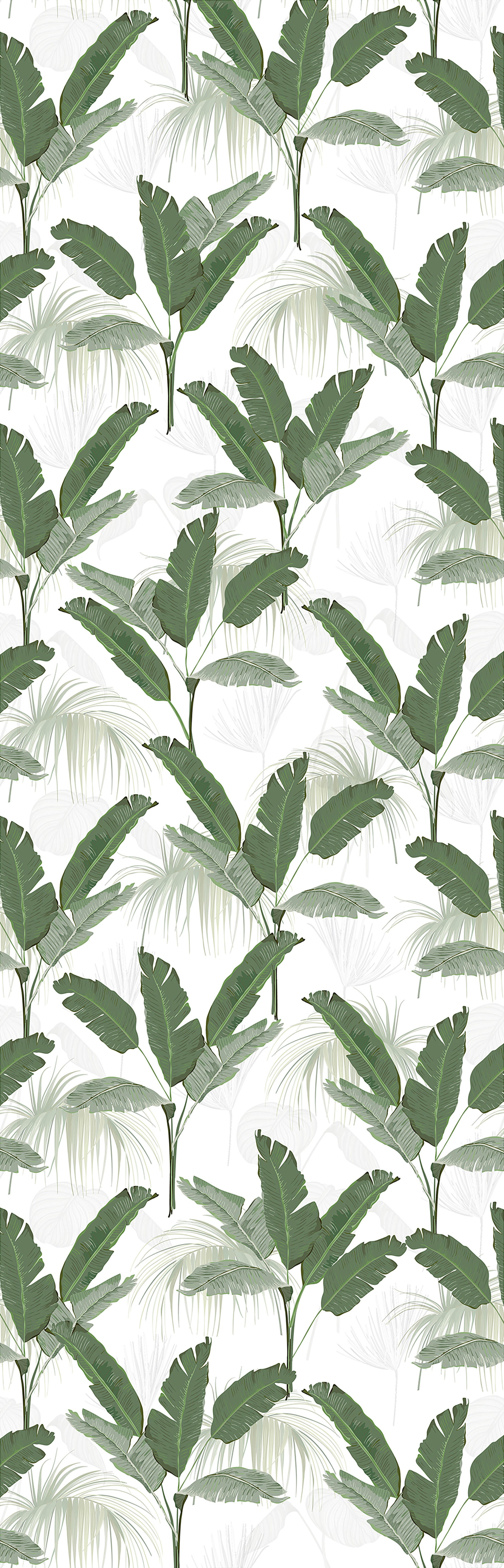 Revestimiento adhesivo mural vegetal verde canarias verde de0.9 x 2.8m