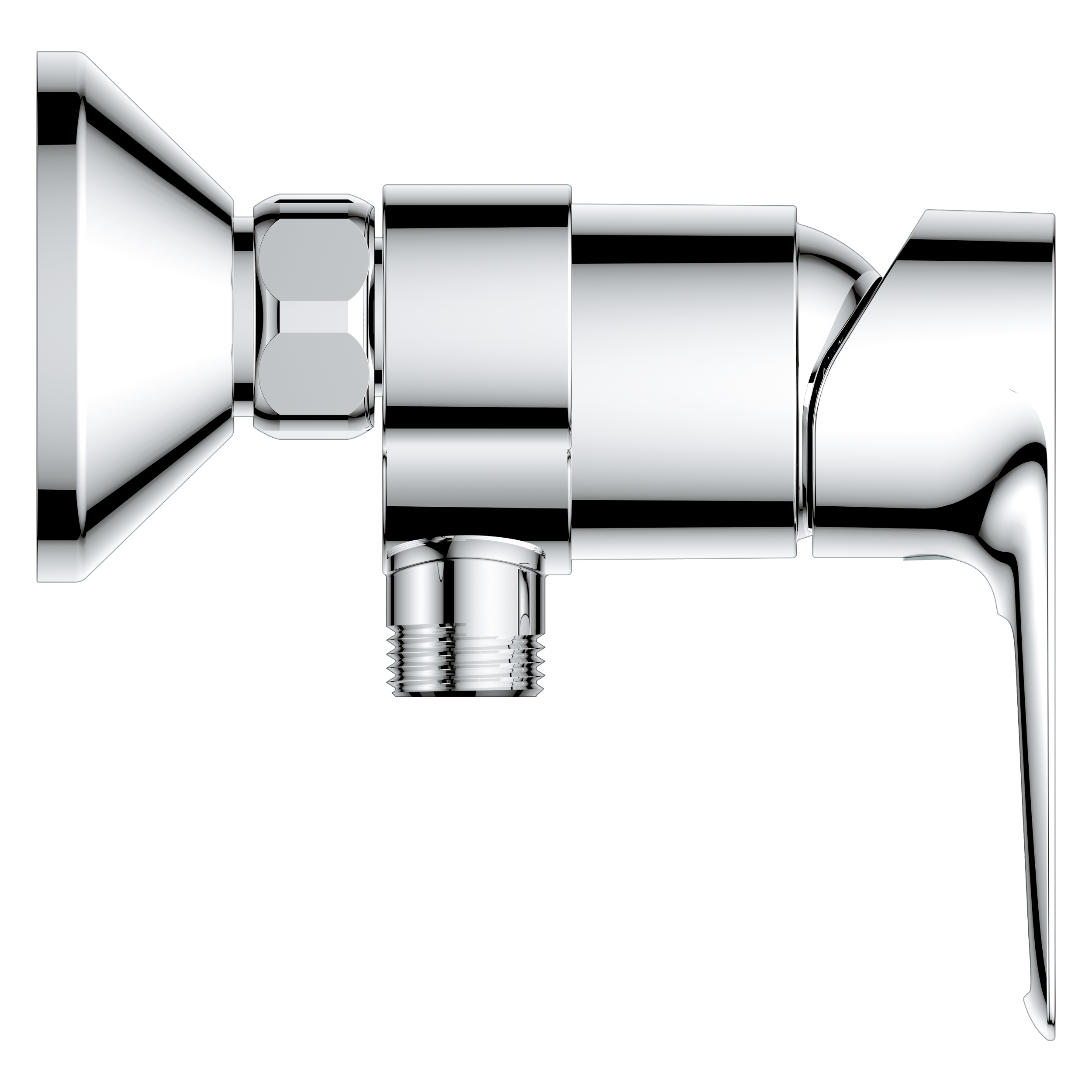 Grifo de ducha monomando grohe start loop cromado