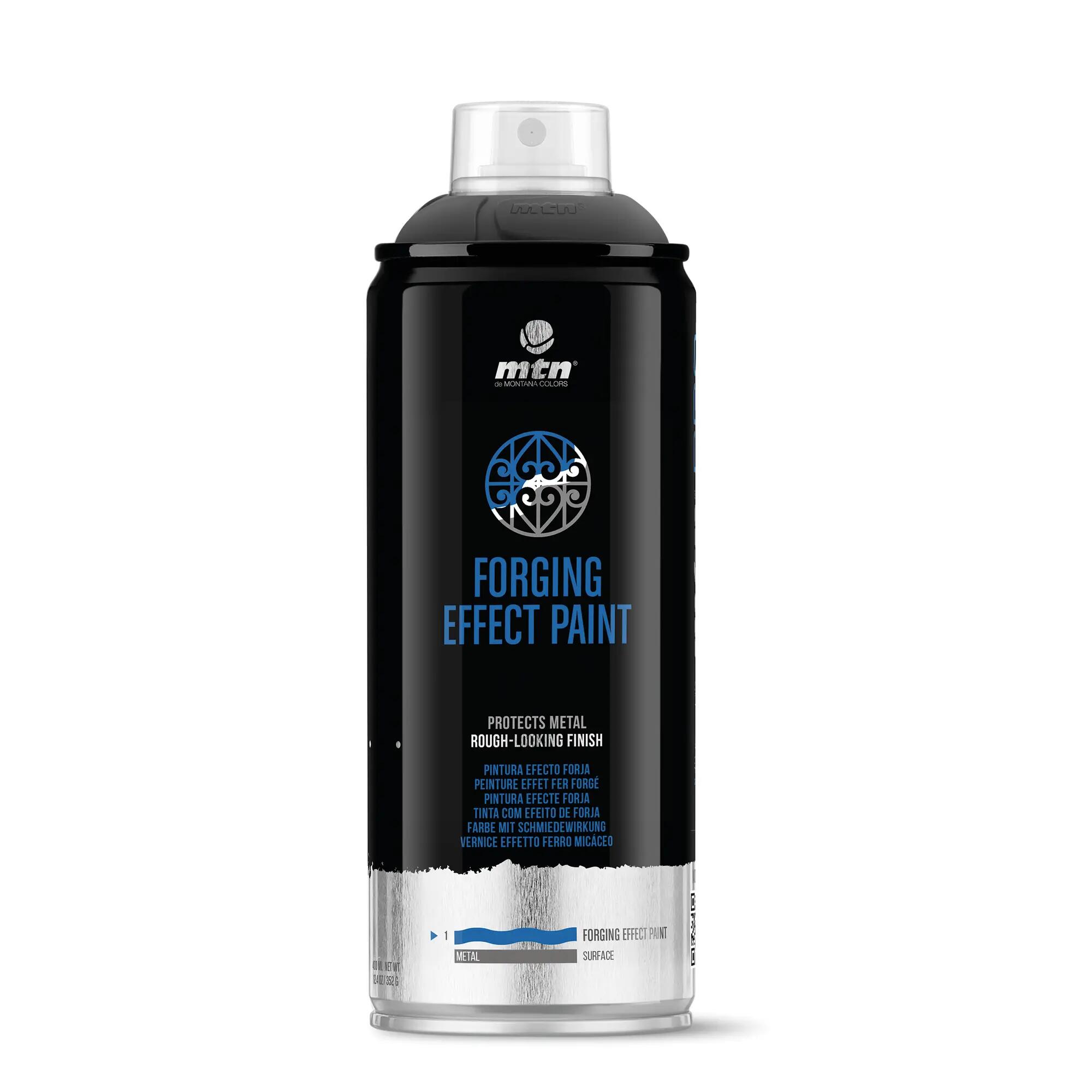 Spray pintura antioxido forja pro montana 400ml negro