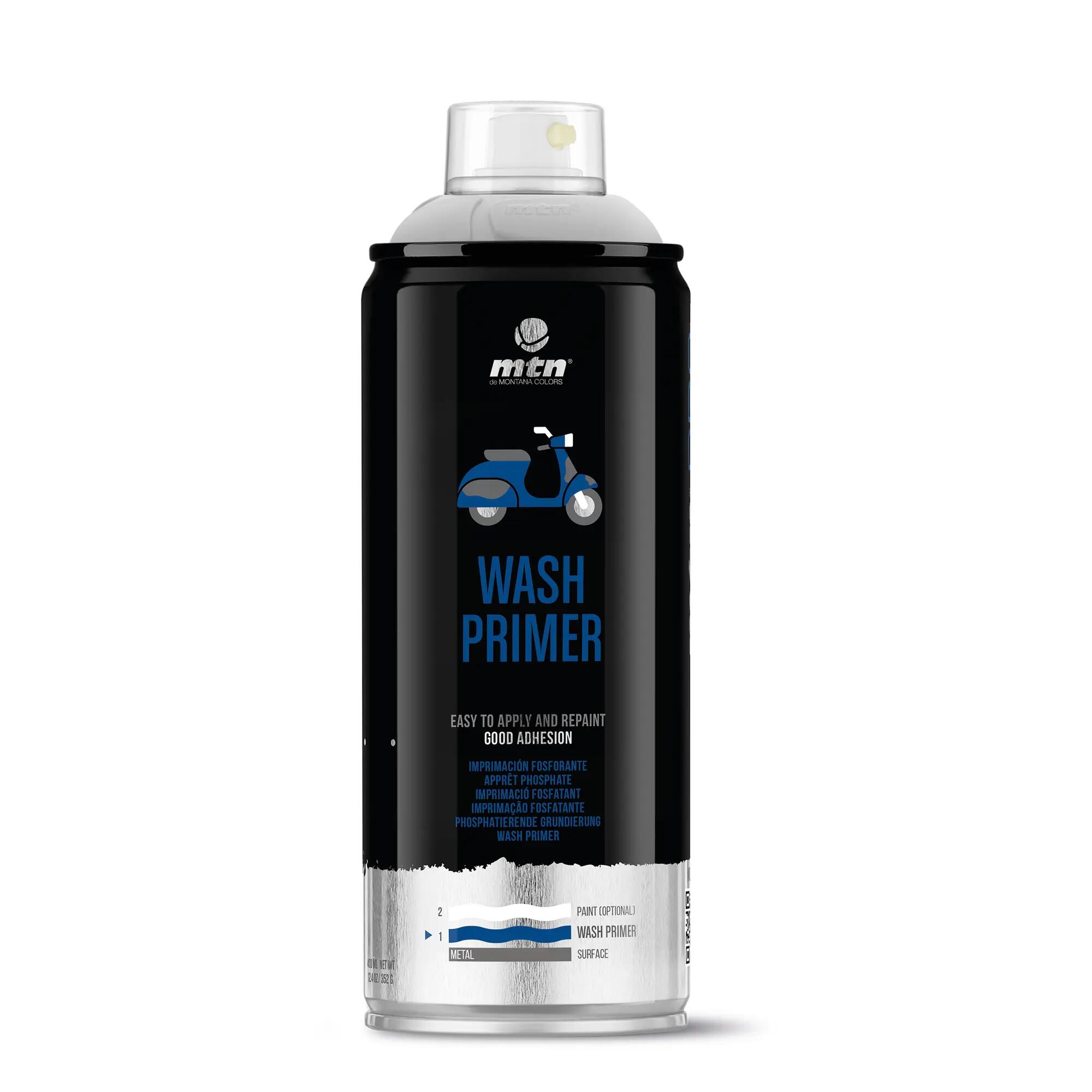 Spray imprimación fosfa wash montana pro 400ml gris