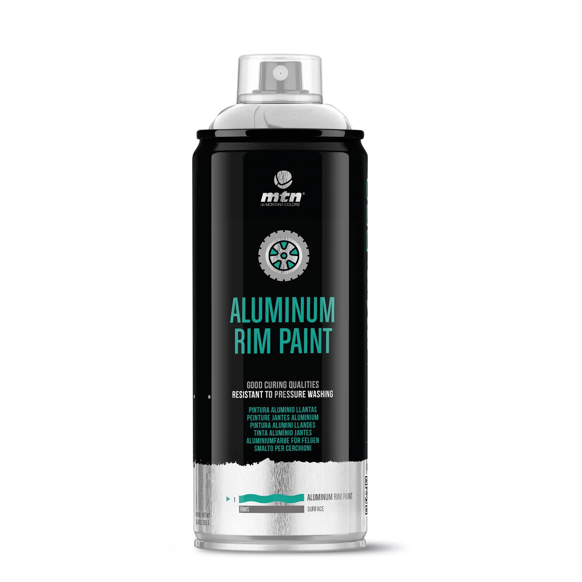 Spray pintura aluminio llantas montana pro 400ml
