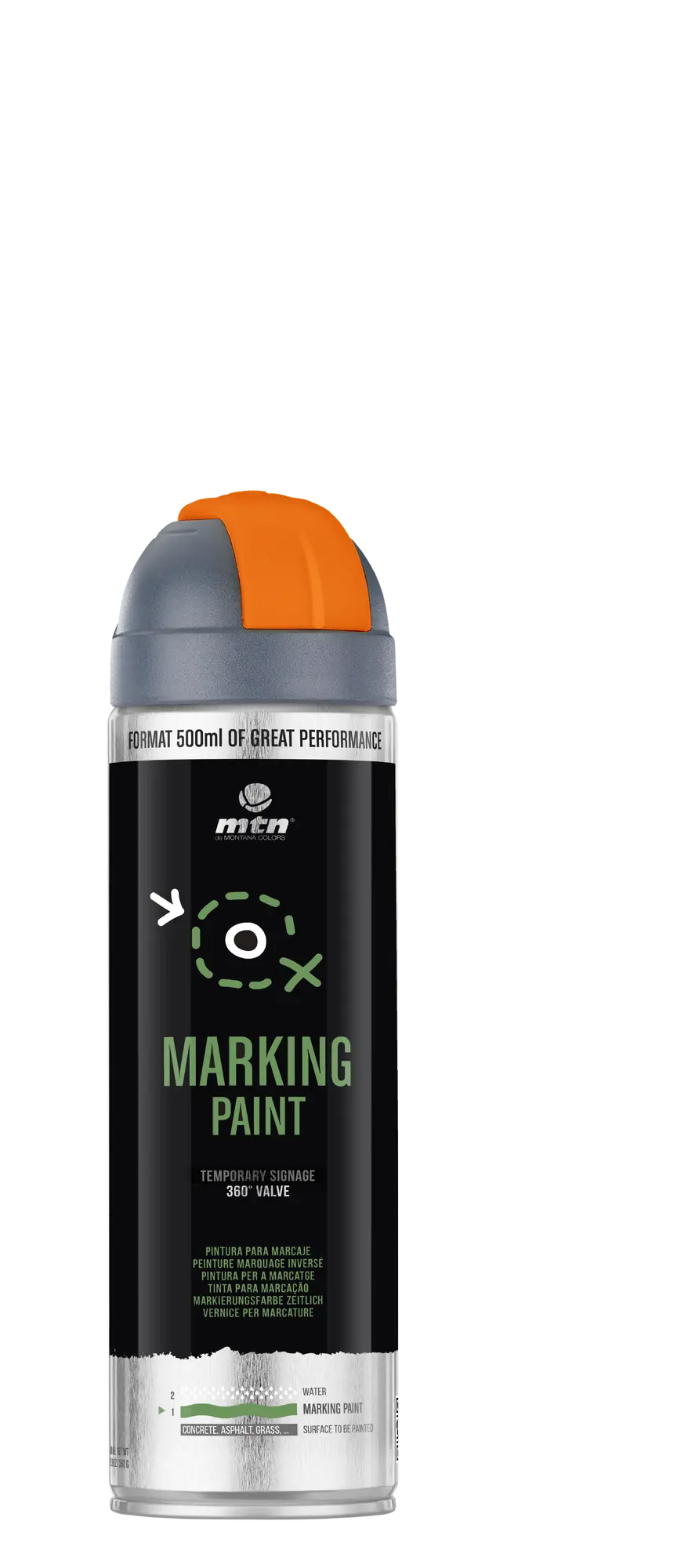 Spray pintura marcaje montana pro 400ml naranja