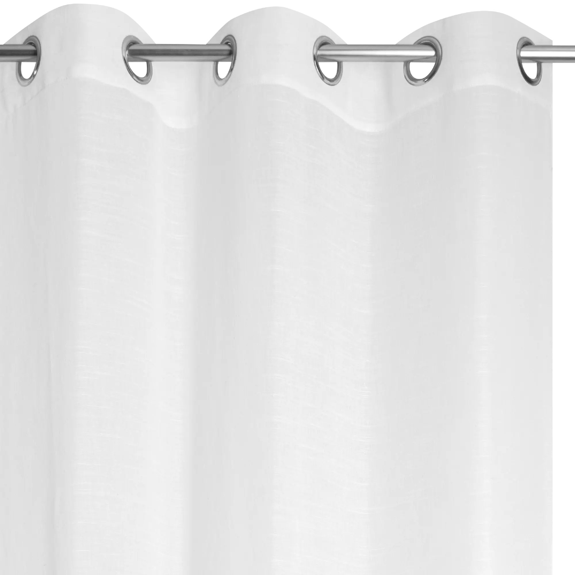 Visillo ollaos Cambria INSPIRE liso blanco de 200x280cm