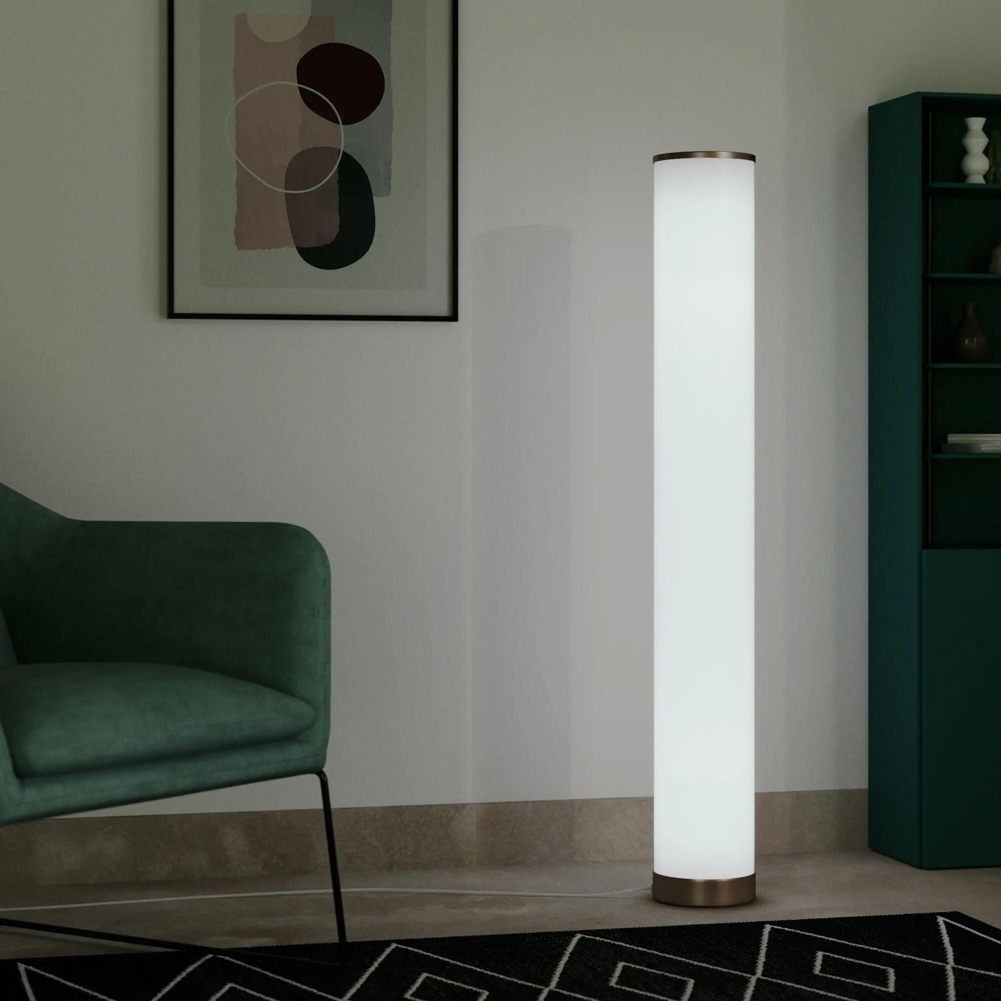 Lámpara de pie INSPIRE Klemens color luz regulable 110 cm |