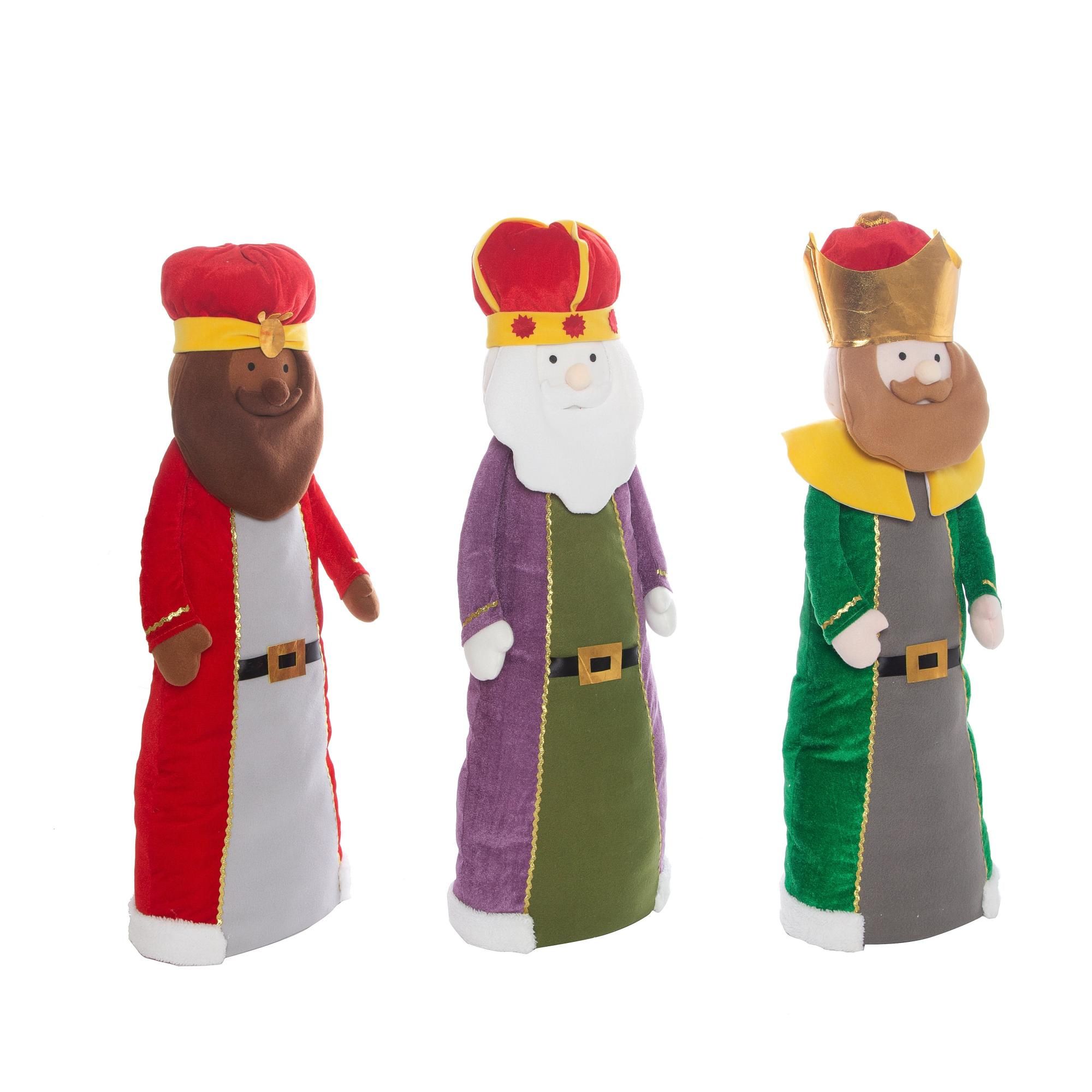 Reyes magos muñecos sales