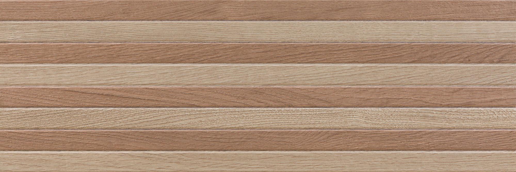 Azulejo cerámico clash efecto madera multicolor 30x90 cm