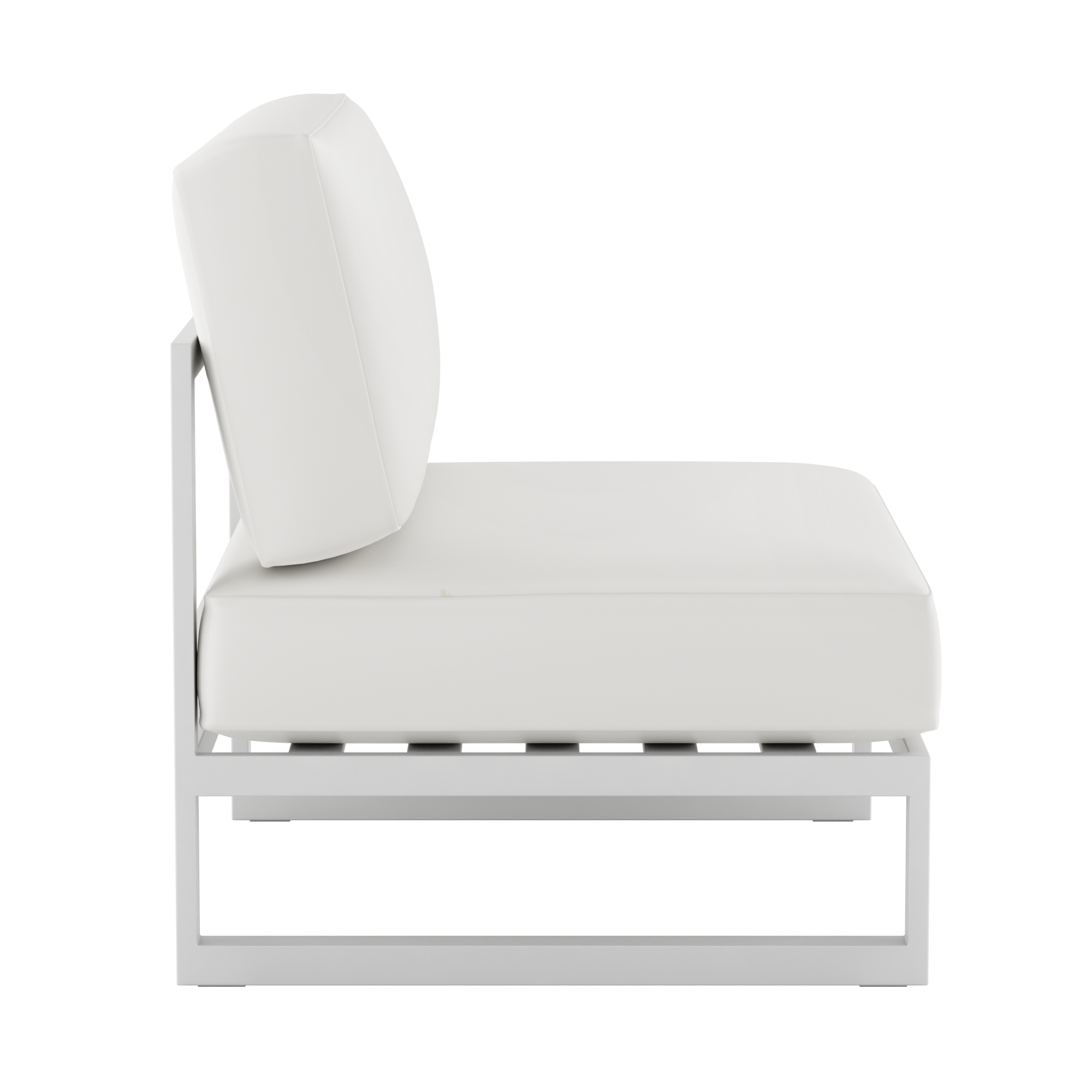 Sofá de jardín de aluminio hydra blanco de la marca Sin marca