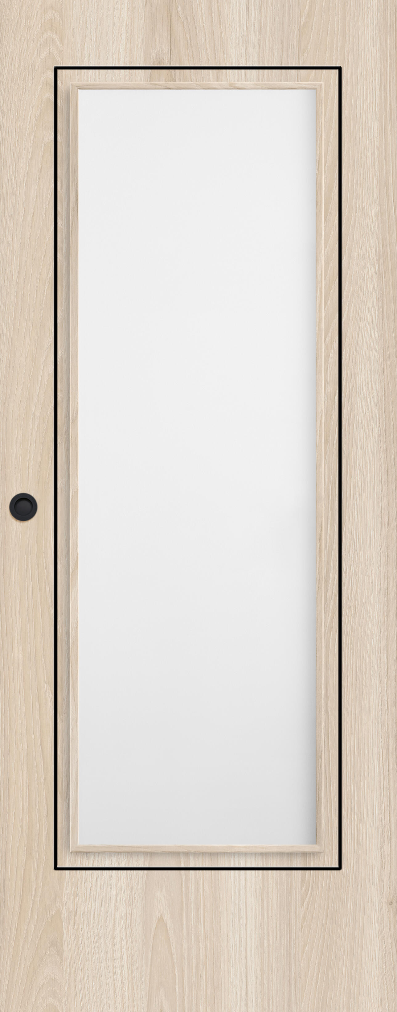 Puerta corredera tacoma plus crema con cristal de 92 5 cm con uñero de la marca ARTENS