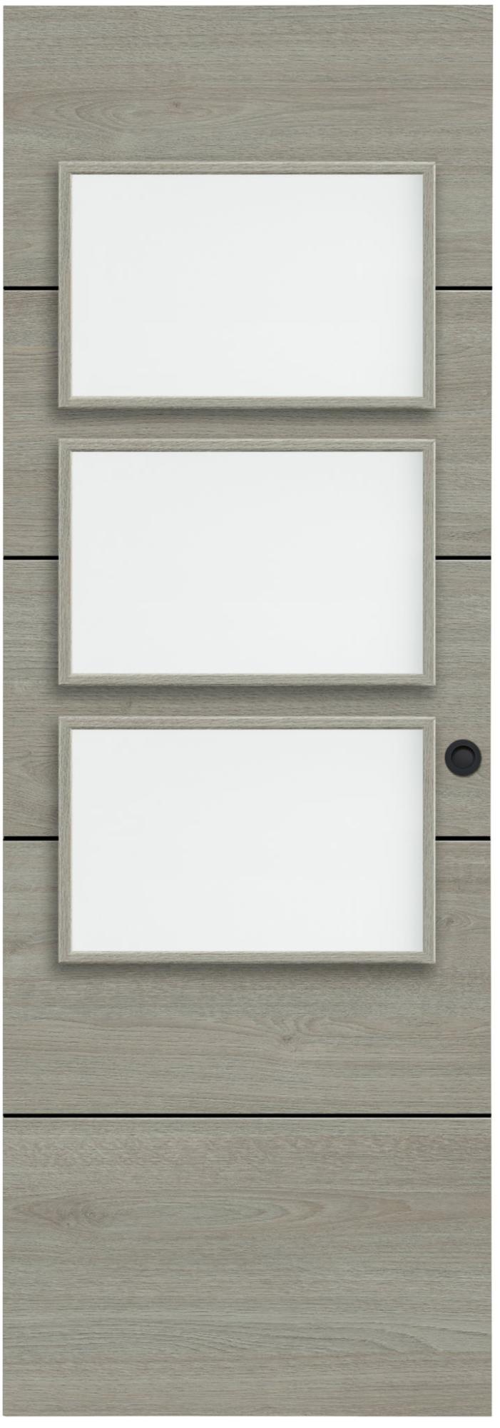 Puerta corredera berna vila plus roble con cristal de 82 5cm con uñero de la marca ARTENS