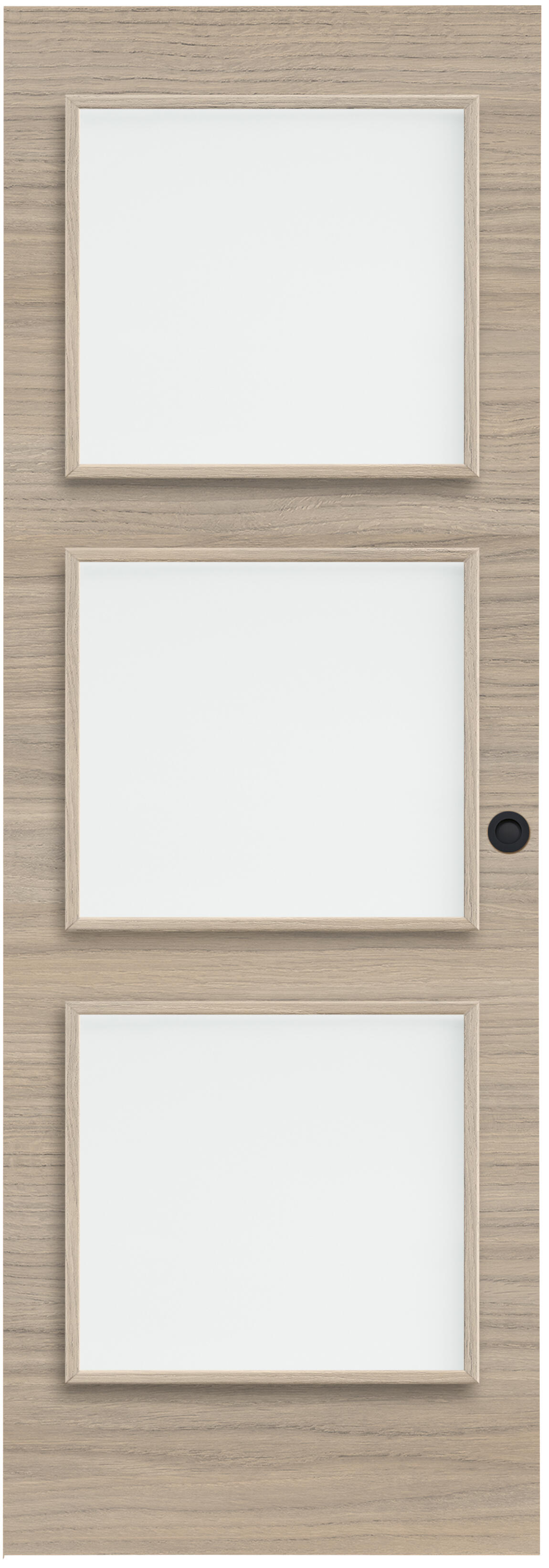 Puerta corredera oslo loft roble con cristal de 92.5 cm con uñero de la marca ARTENS