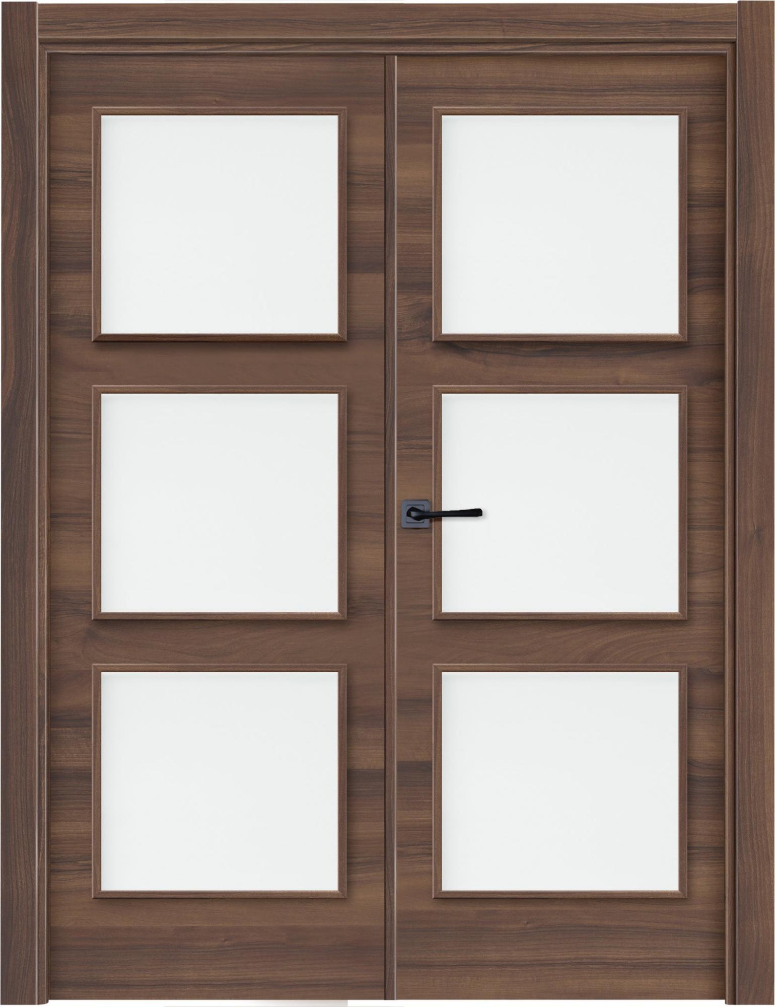 Puerta vidriera doble oslo nogal 11x125 cm (62 5+62 5 cm) derecha de la marca ARTENS Puerta vidriera doble oslo nogal 11x125 cm (62 5+62 5 cm) derecha de la marca ARTENS