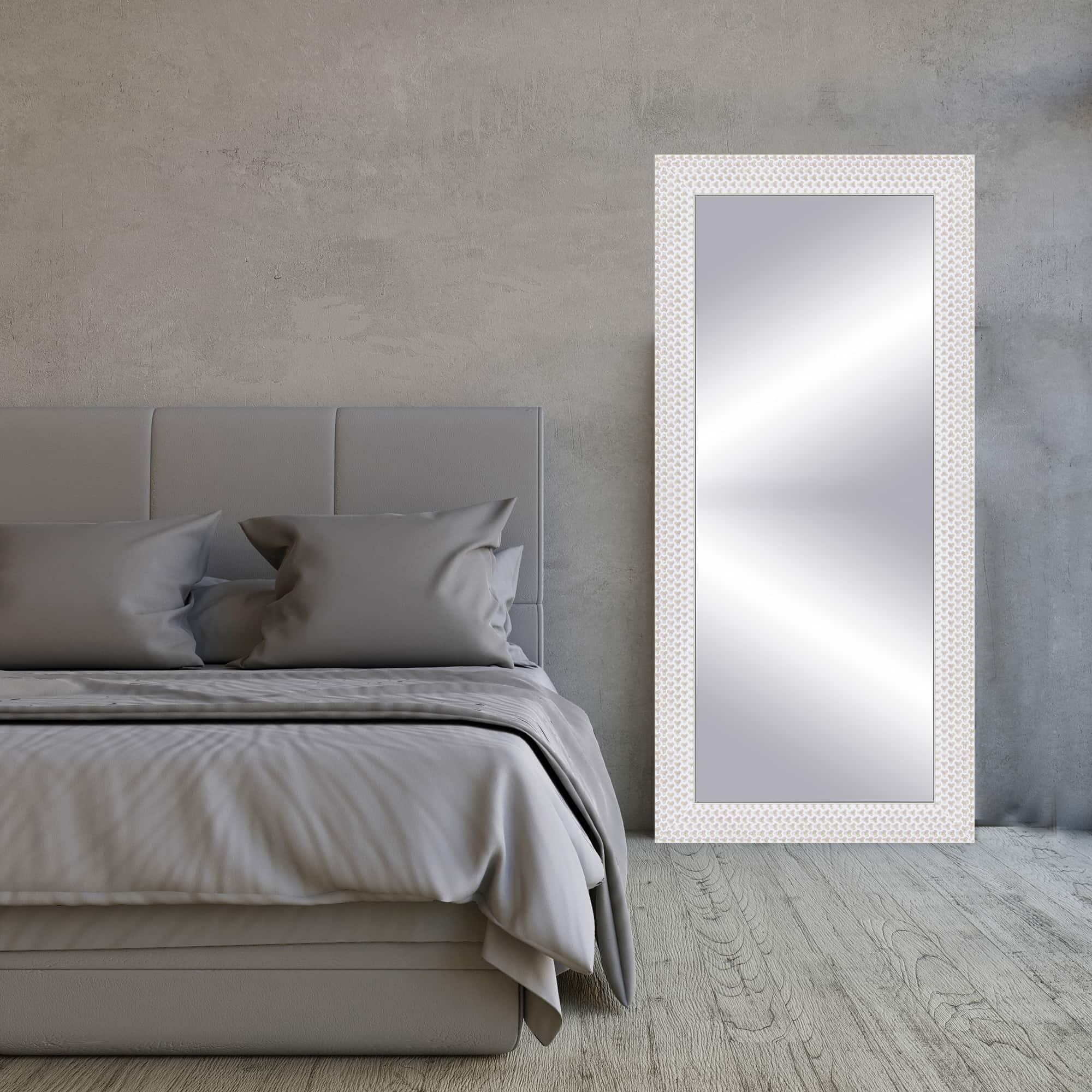 Espejo enmarcado rectangular ep 225 blanco 190 x 90 cm