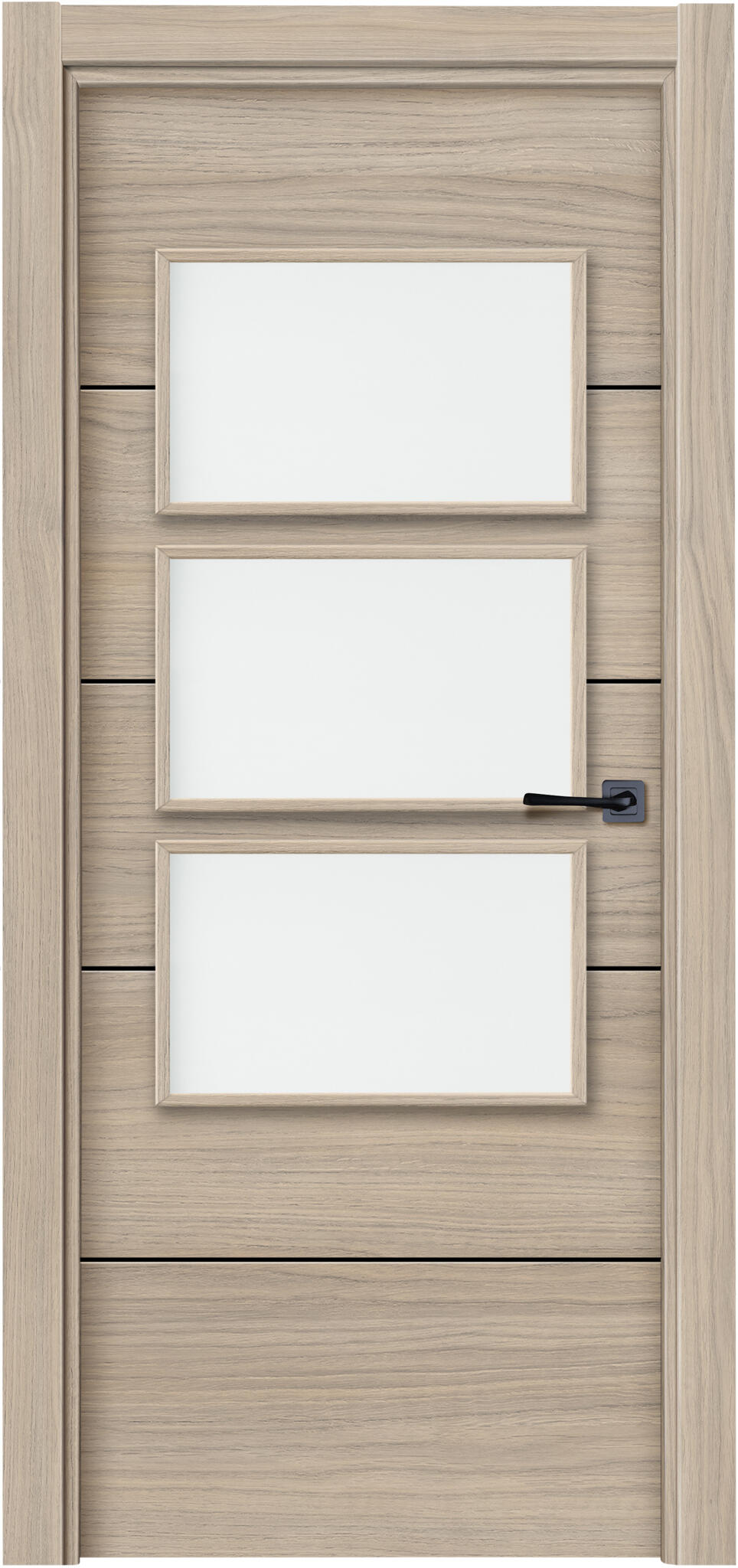 Puerta berna loft roble apertura izquierda con cristal de 82.5 cm de la marca ARTENS