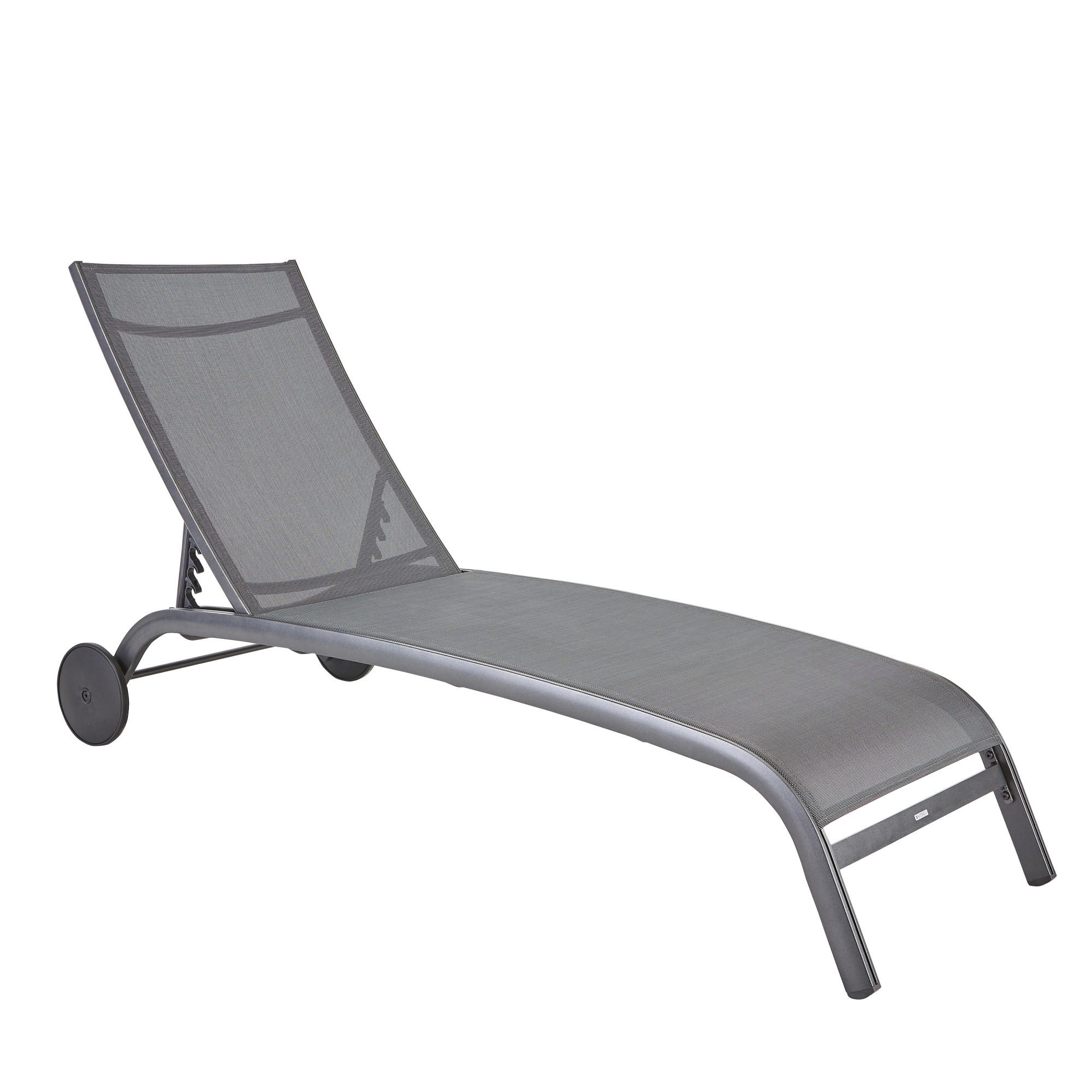 Tumbona de jardín de aluminio naterial lyra ii antracita de 63x95x207 cm de la marca NATERIAL Tumbona de jardín de aluminio naterial lyra ii antracita de 63x95x207 cm de la marca NATERIAL