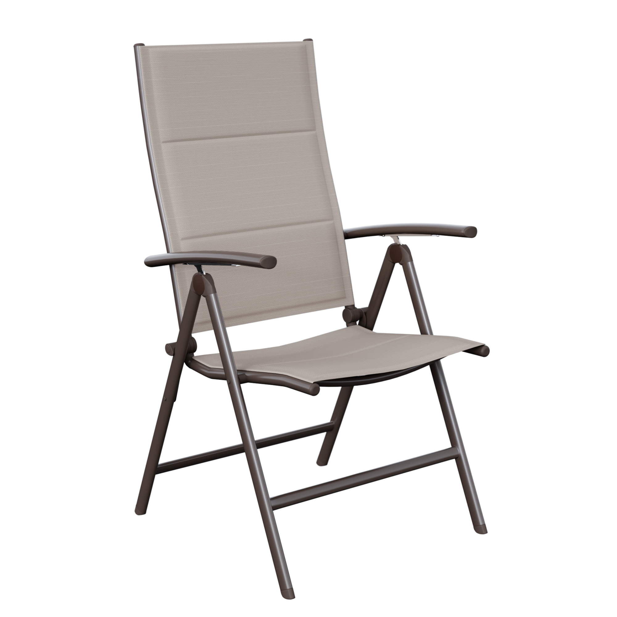 Silla multiposición de aluminio naterial orion ii moka de la marca NATERIAL Silla multiposición de aluminio naterial orion ii moka de la marca NATERIAL