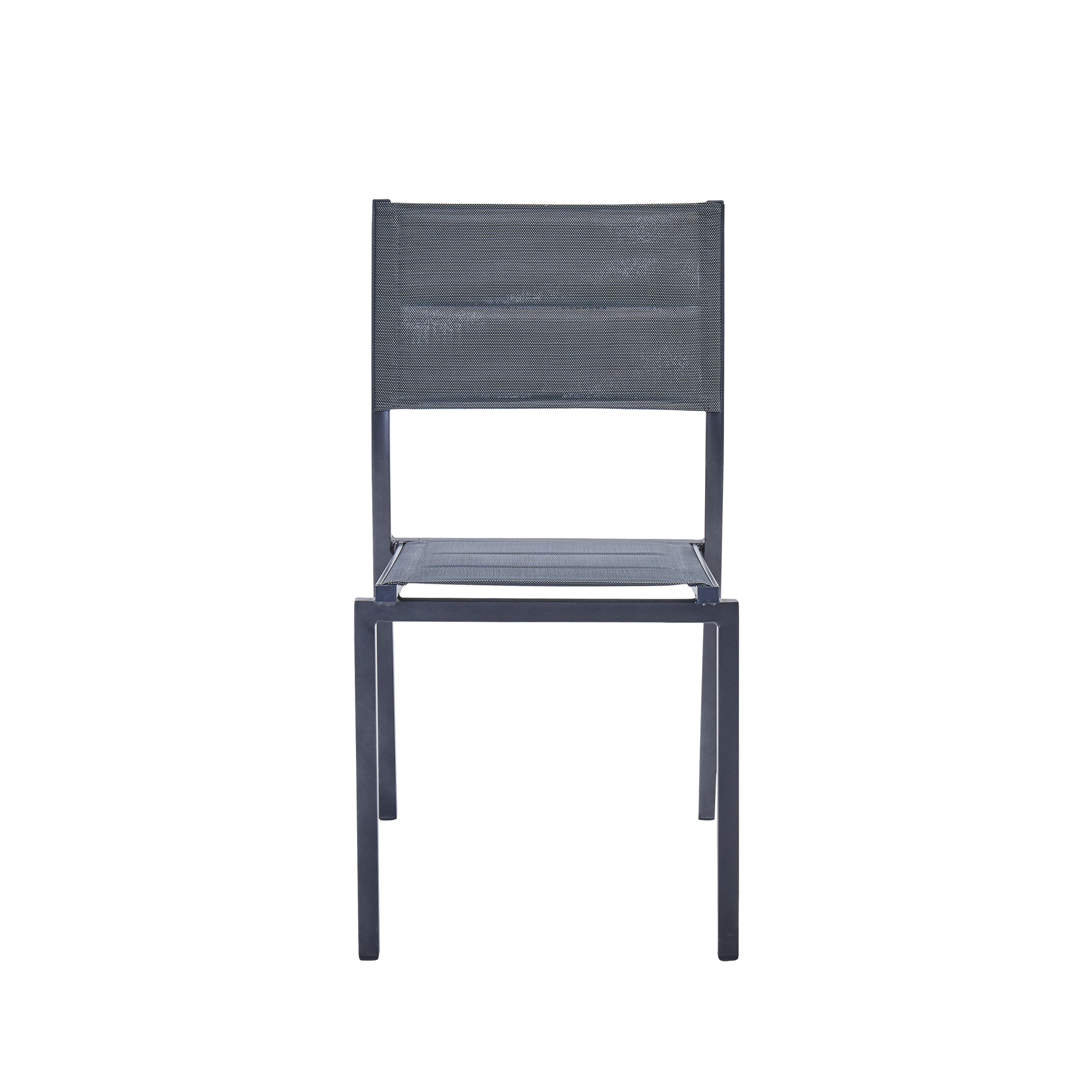 Silla de jardín naterial orion beta ii de aluminio s/brazos antracita de la marca NATERIAL