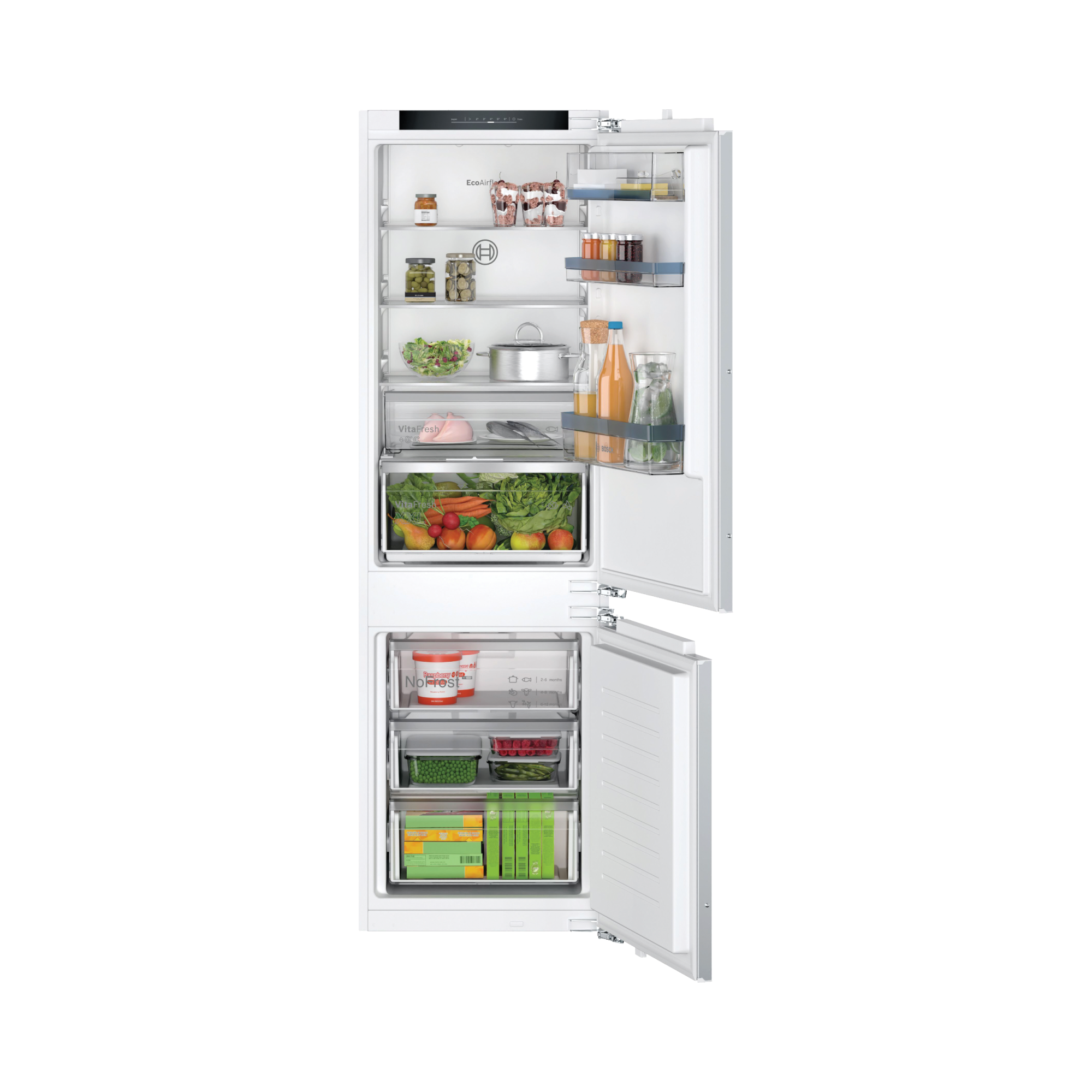 Frigorífico americano bosch kin86vfe0 de 54.1x177.2x54.8cm 260 litros clase e