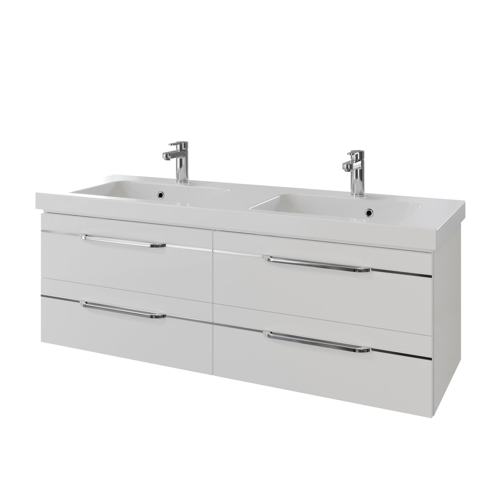 Mueble de baño con lavabo balto blanco 145x49 cm