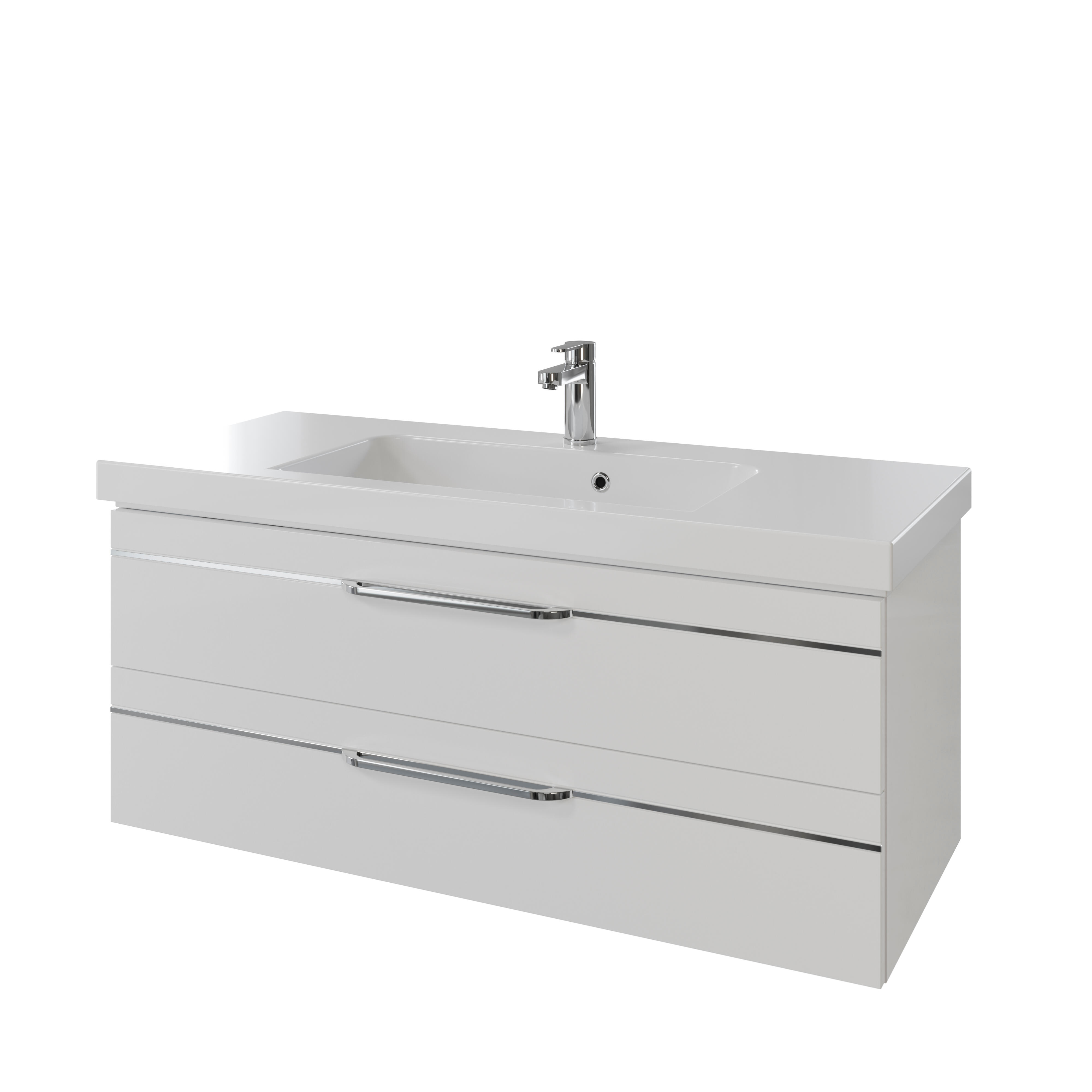 Mueble de baño con lavabo balto blanco 120x49 cm