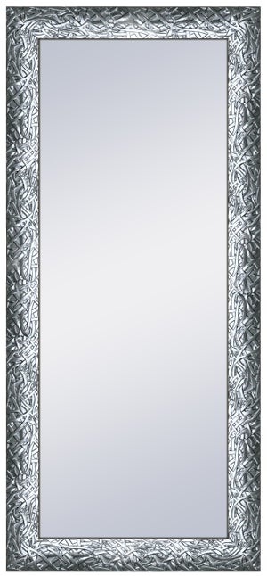 Espejo grande rectangular marco madera blanco decapado -Espejos