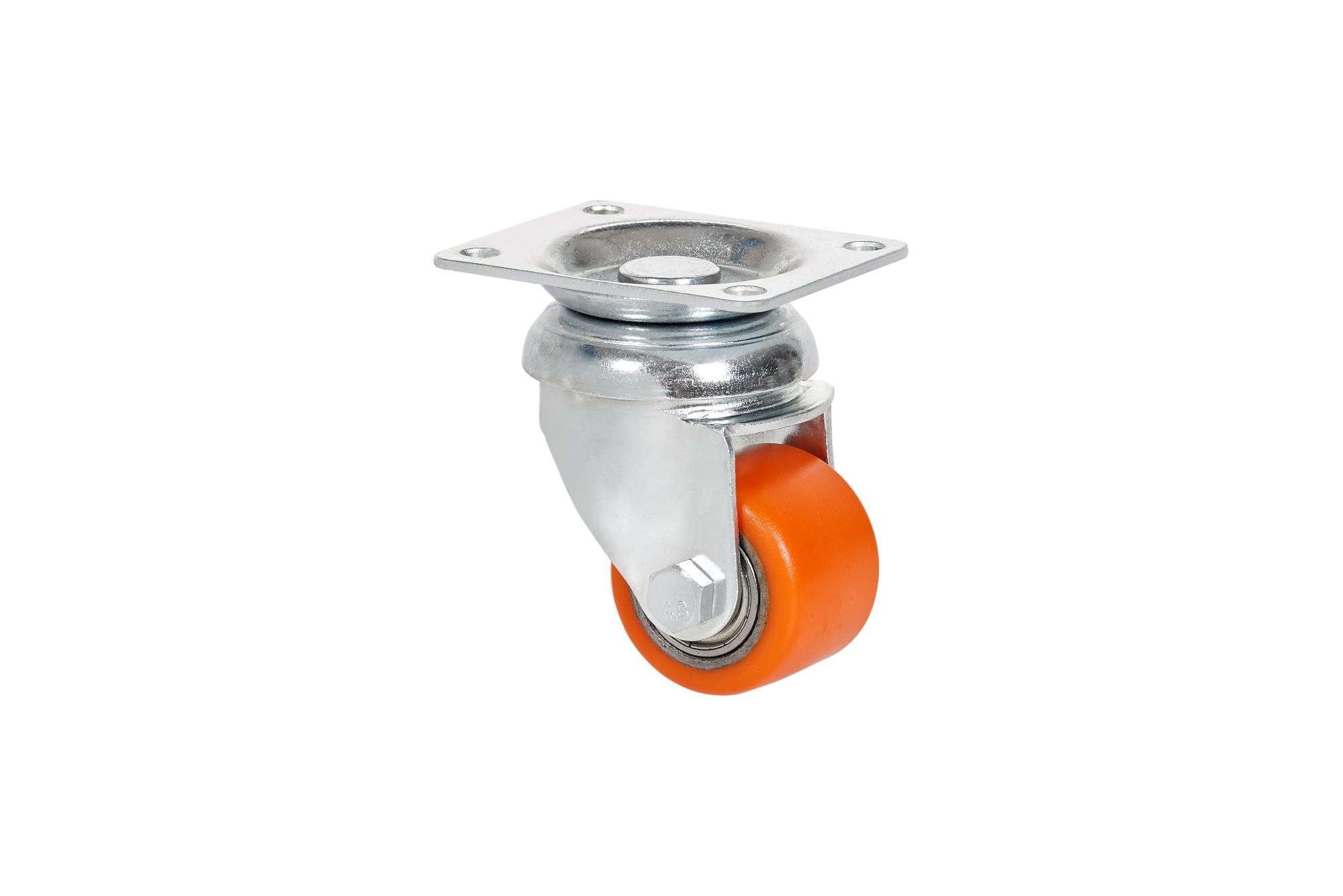 1 rueda giratoria tornillos , ø 35 mm, peso max. 100 kg