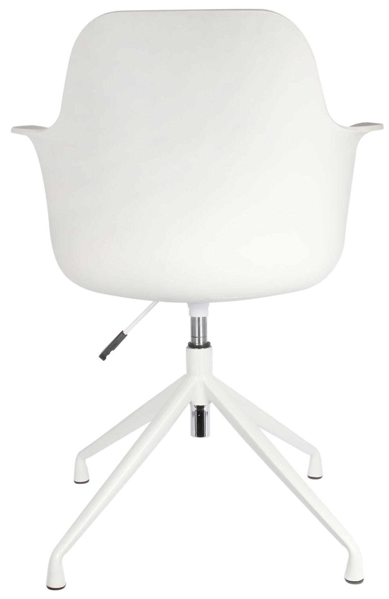 Set de 2 sillas de comedor chicago de plástico color blanco de 78x57,5x60cm