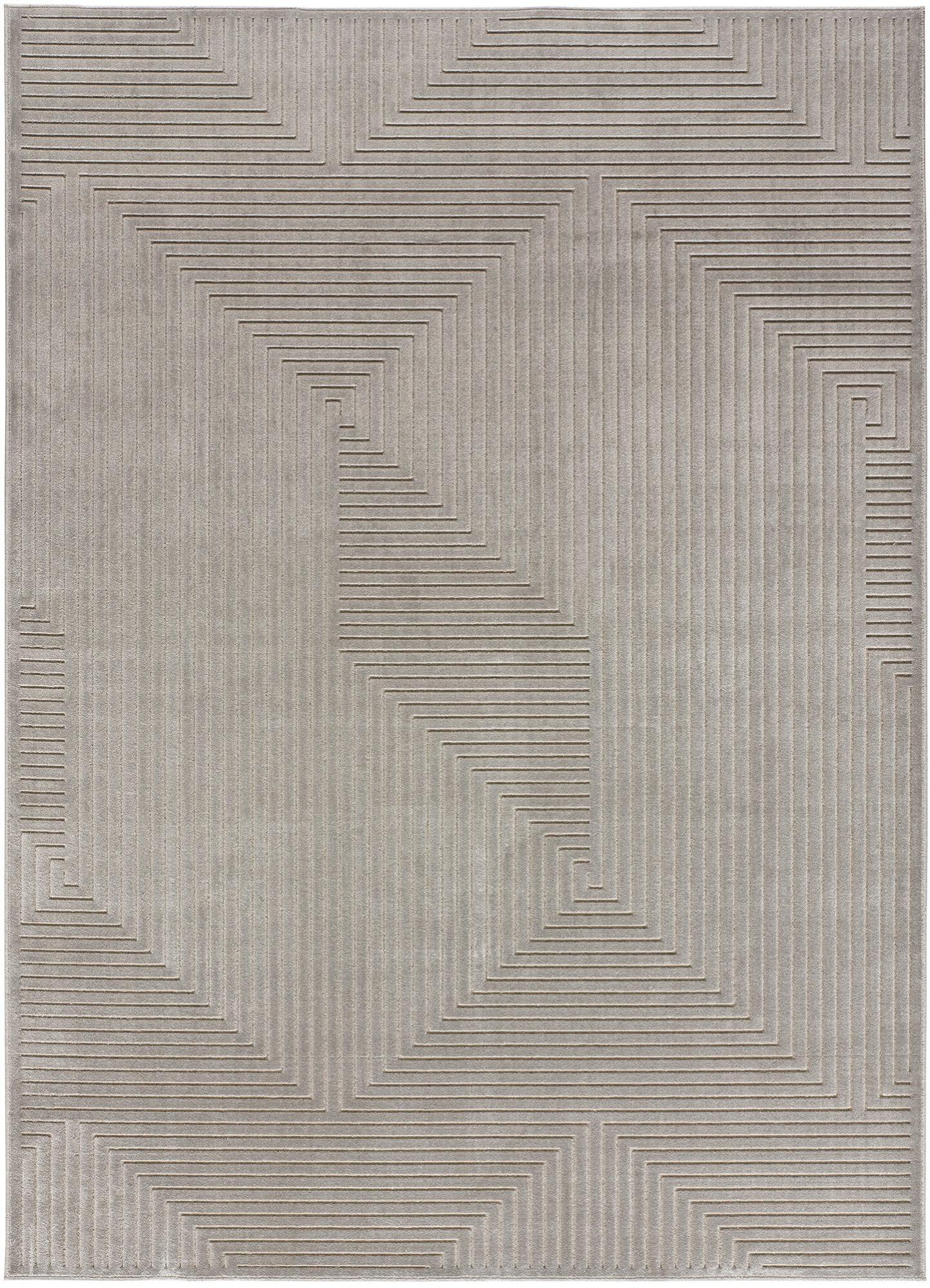 Alfombra viscosa farashe geom gris 120x170cm