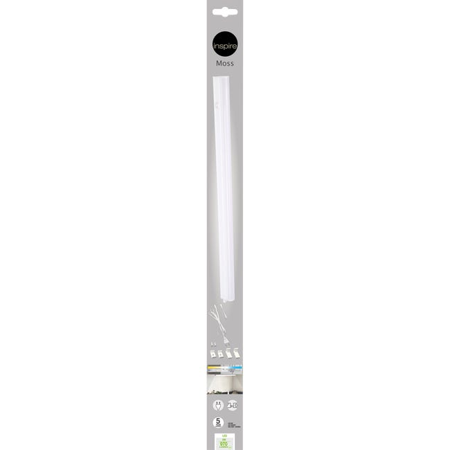 Regleta LED INSPIRE blanco de 90 cm 1250lm
