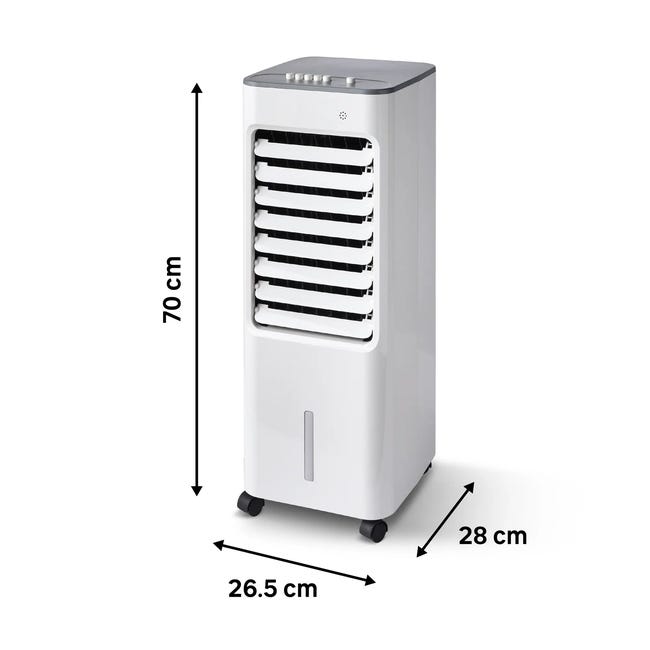 El climatizador evaporativo es más económico que el aire acondicionado y  está en Leroy Merlin