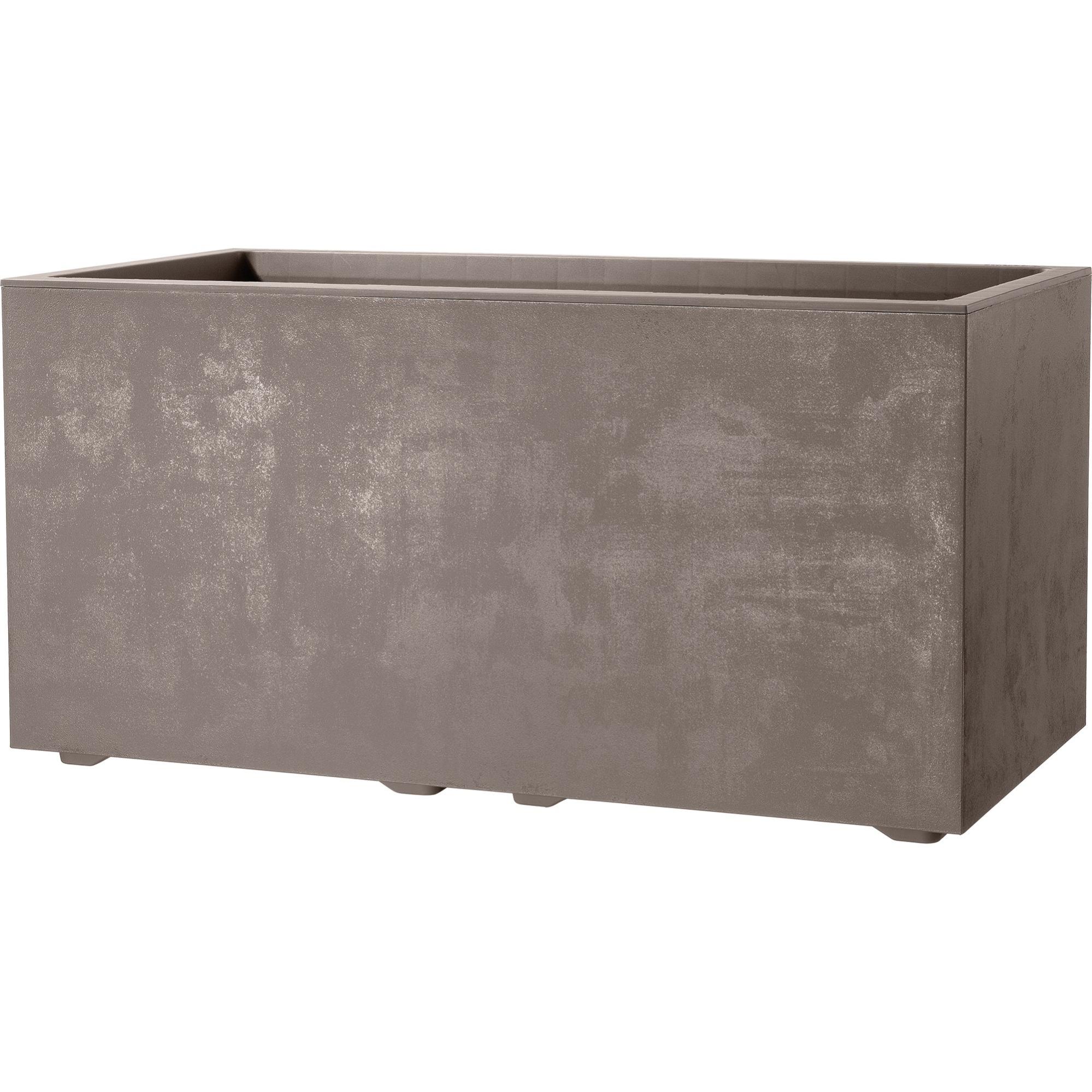 Jardinera de plástico millennium 59x25 cm sandstone de la marca DEROMA