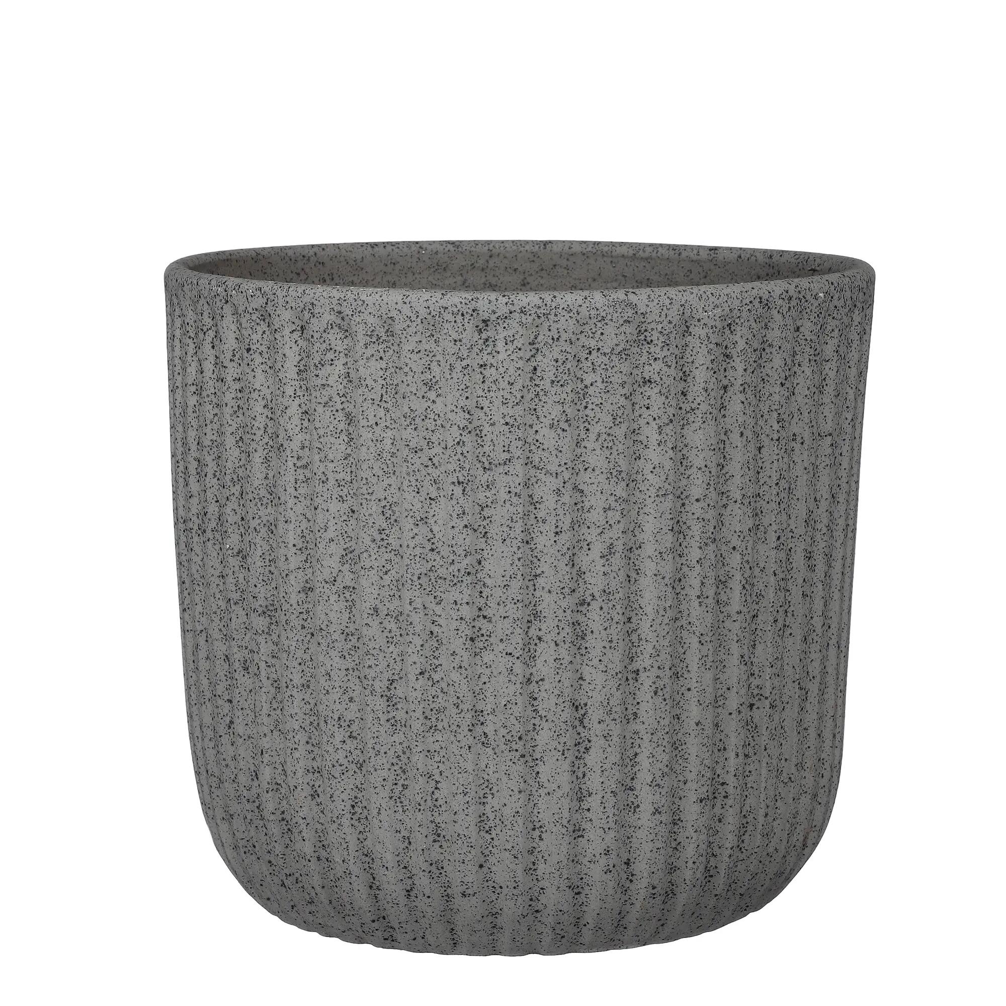 Maceta red dante de terracota gris 24cm