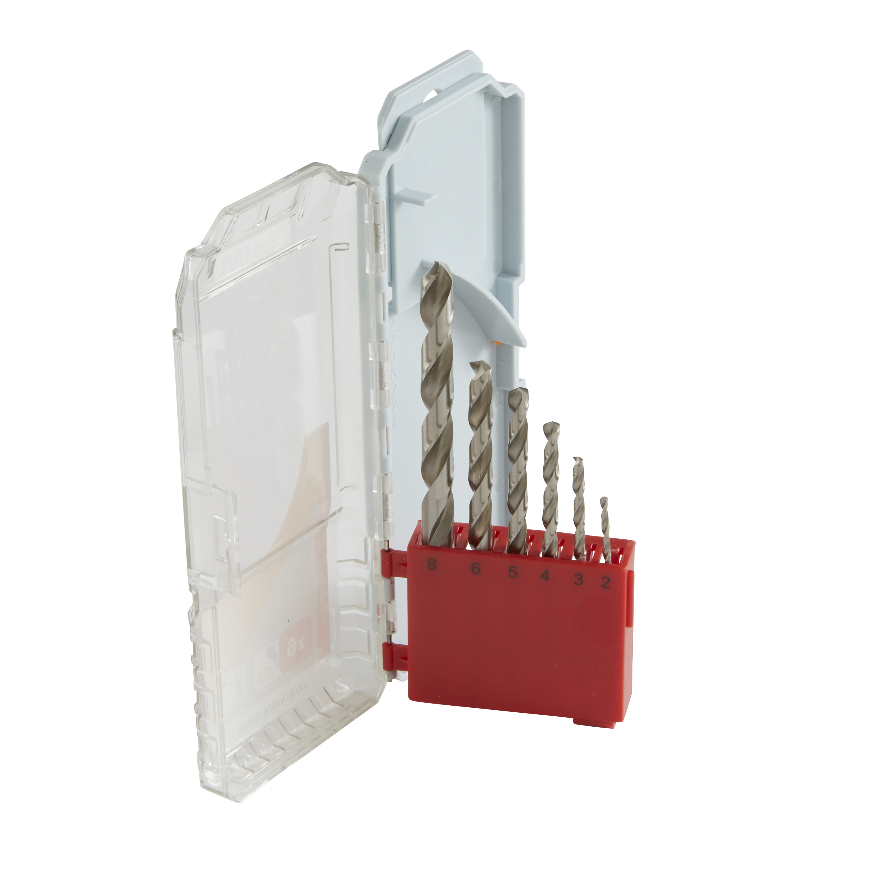 Estuche 6 brocas metal 2 - 8 mm dexter