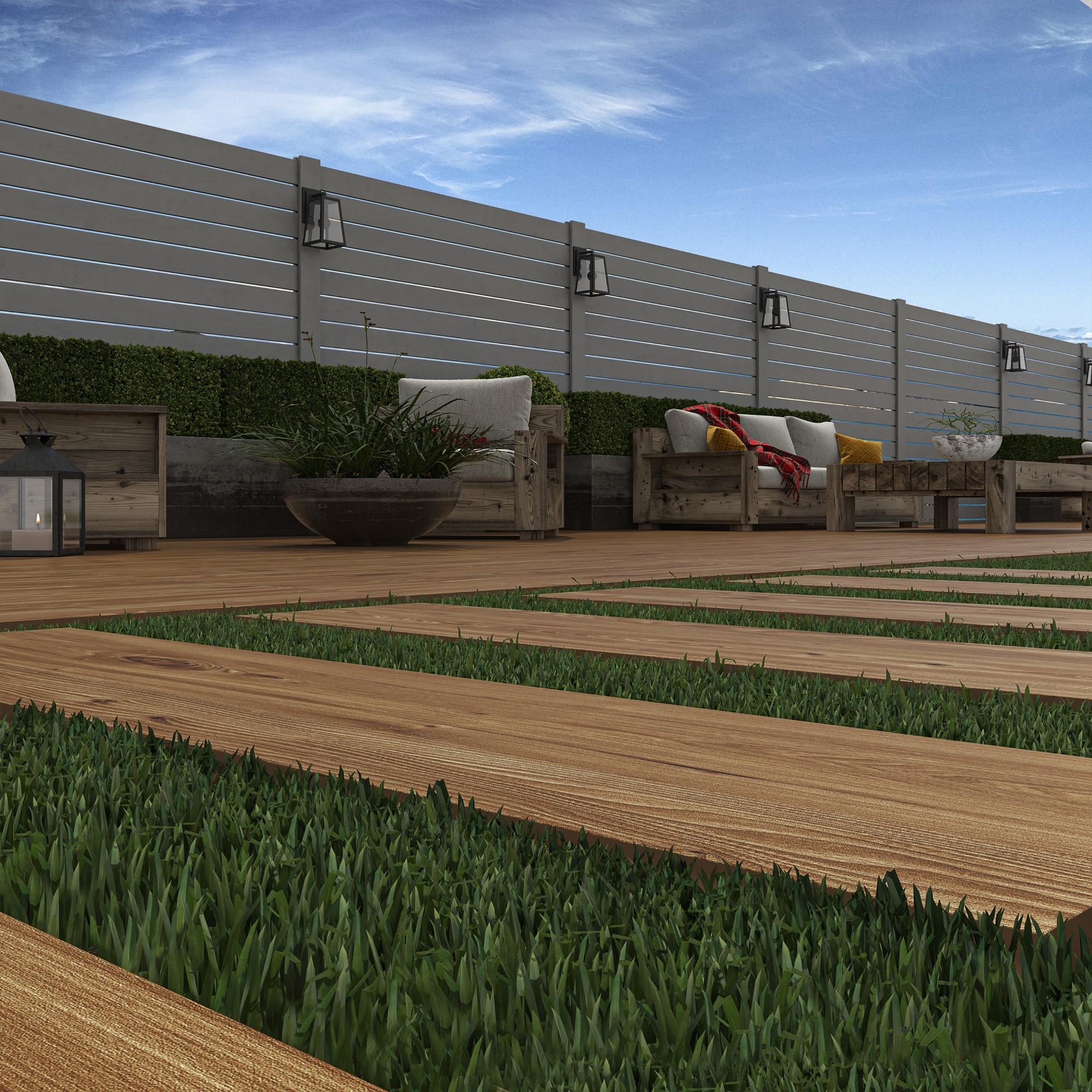 Suelo porcelánico wakefield efecto madera marrón 120.5x30 cm c3 artens de la marca ARTENS