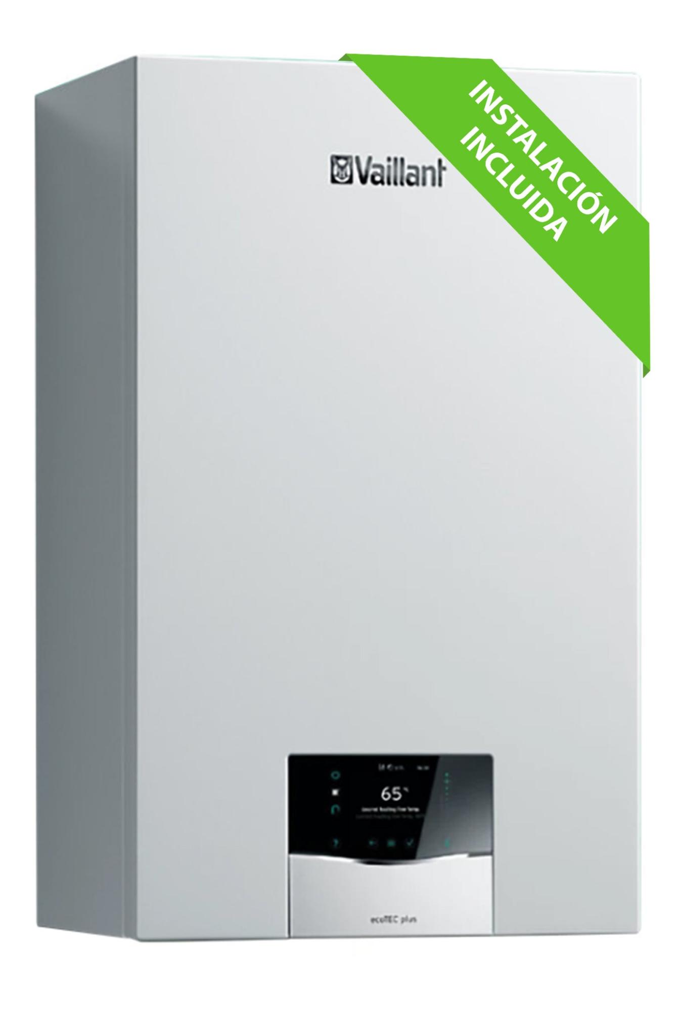 Caldera condensación gas natural vaillant ecotecplus sensoradio 26kw+instalación