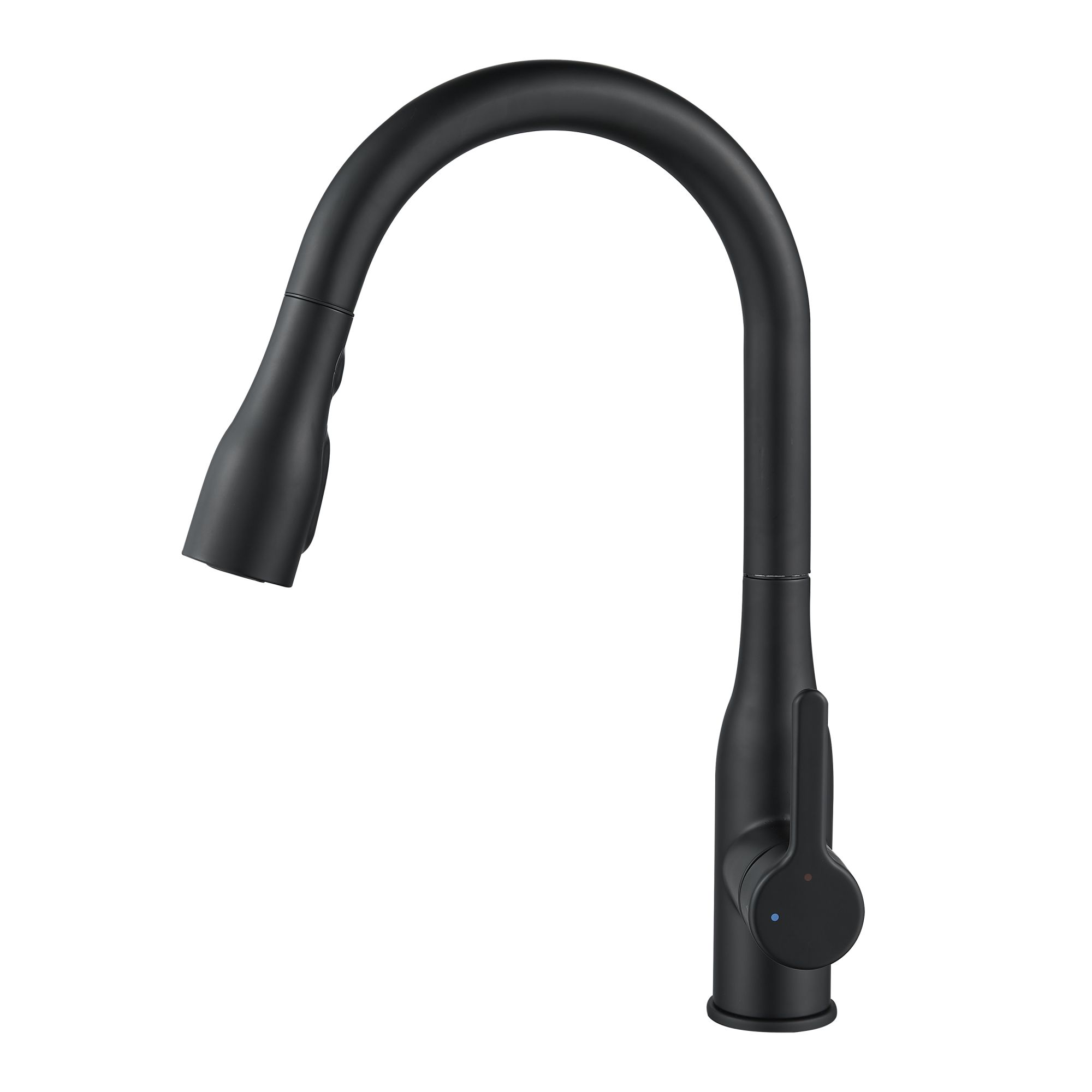 Grifo de cocina extra ble ca o alto DELINIA New Fanny en negro