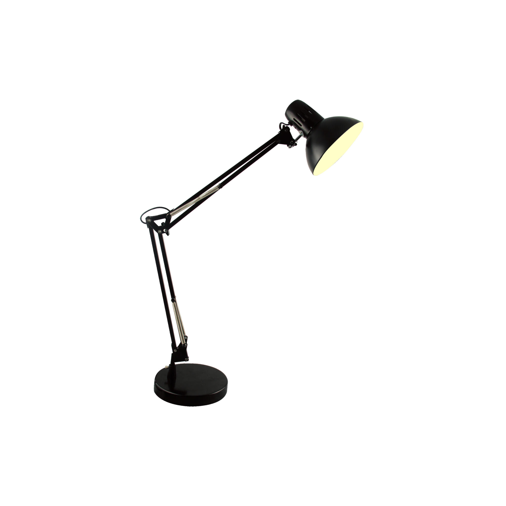 Flexo De Arquitecto E27 Negro EDP - Lámpara De Mesa Moderna Y Funcional