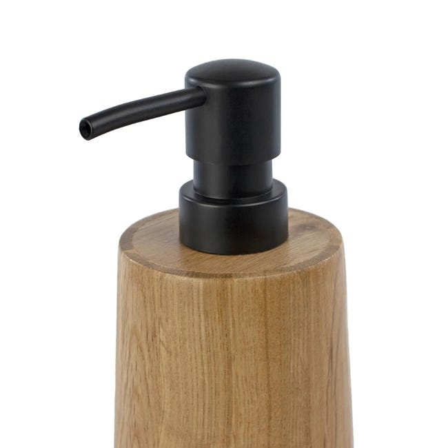Dispensador de jabón Oak madera roble mate | Merlin