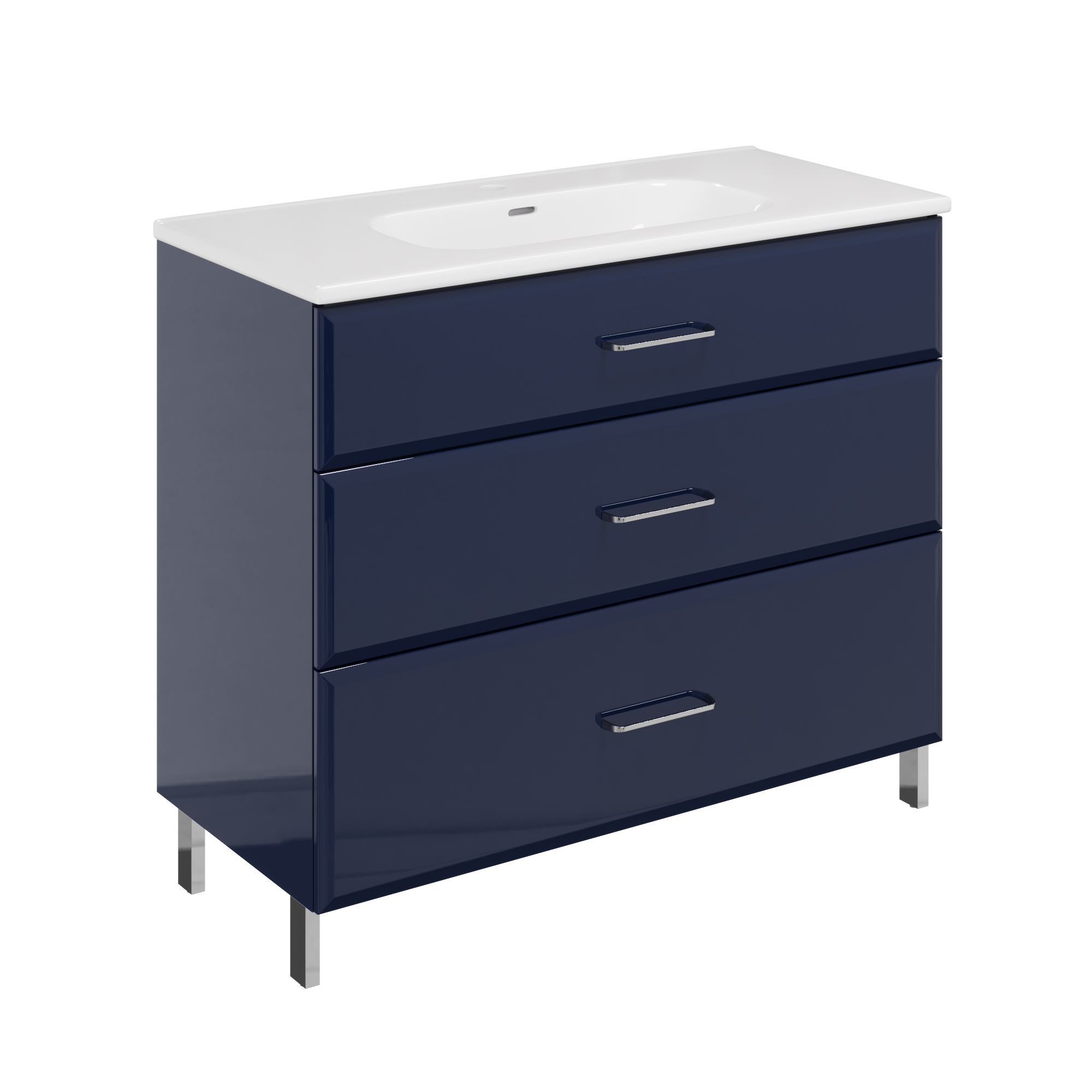 Mueble de baño opale2 azul 99.5x45.2 cm