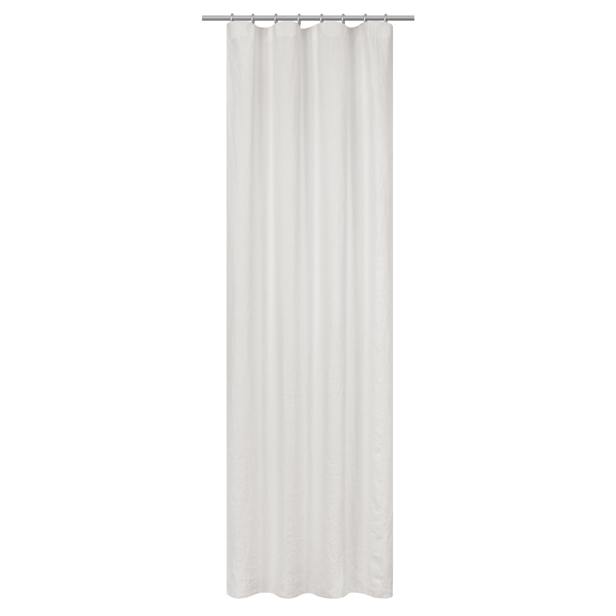 Cortina INSPIRE Danae con motivo liso blanco de 280 x 140 cm Leroy Merlin Cortina INSPIRE Danae con motivo liso blanco de 280 x 140 cm Leroy Merlin