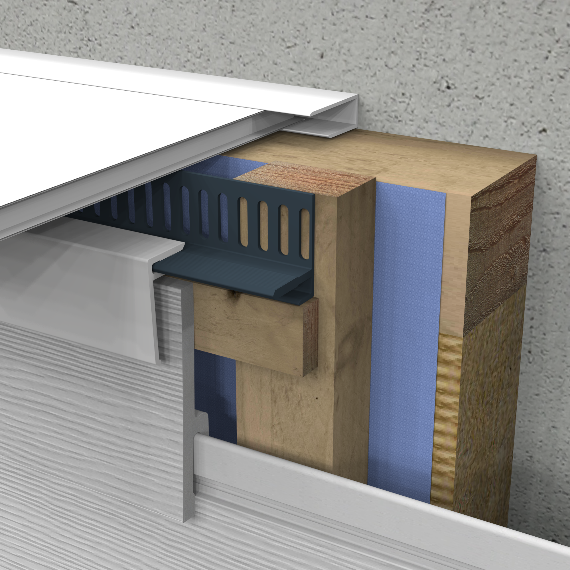 Juego De 6 Topes De Ventilación Beige Para Ventana 1719BEIGE