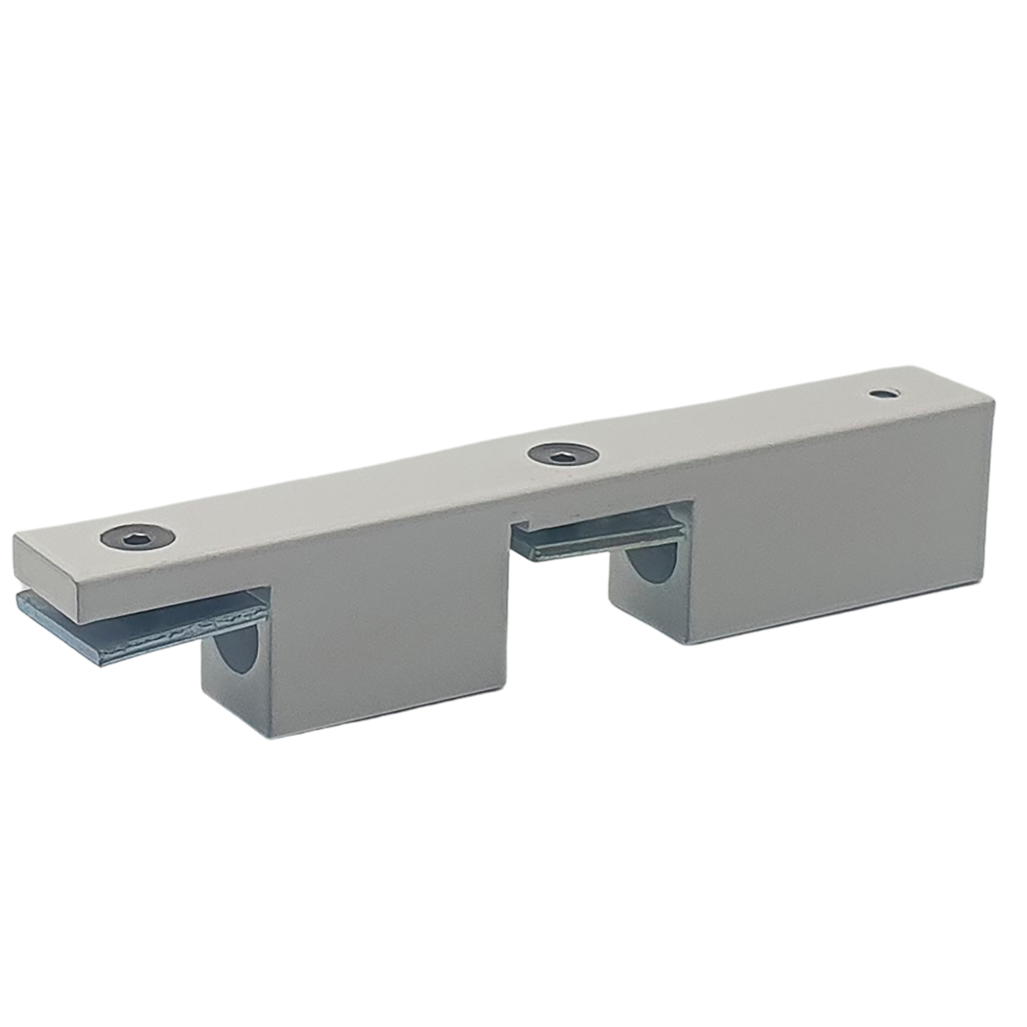 Riel clave doble frente manual 250cm blanco