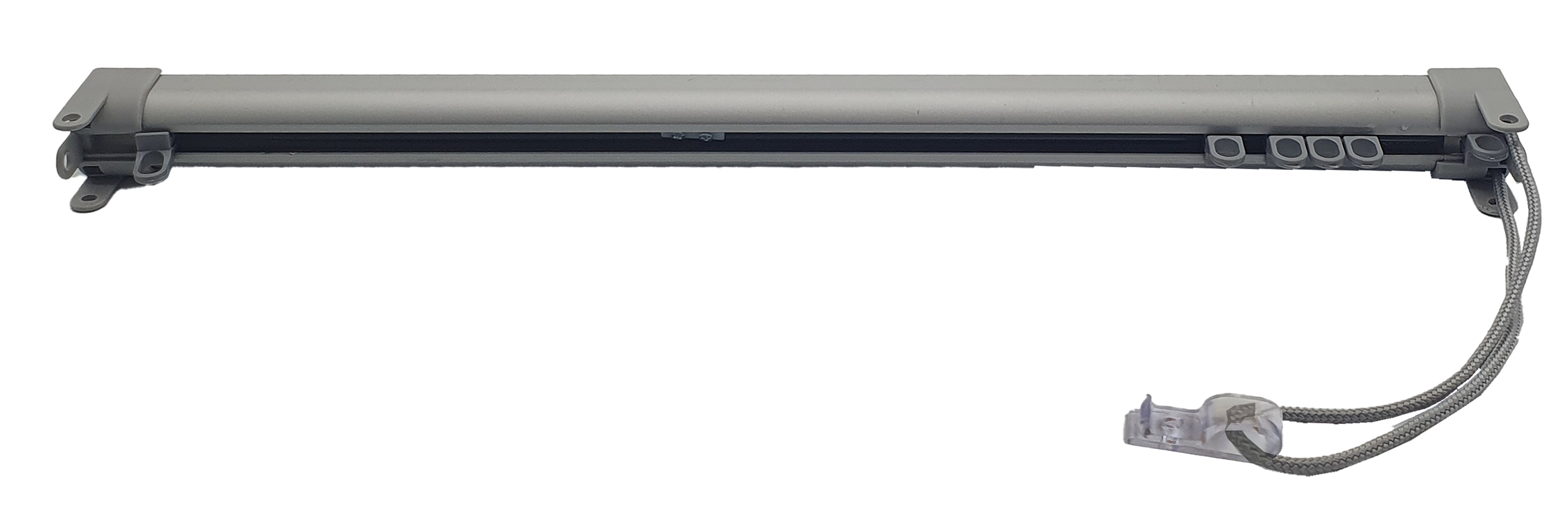 Riel clave onda perfecta frente cordón 400cm plata