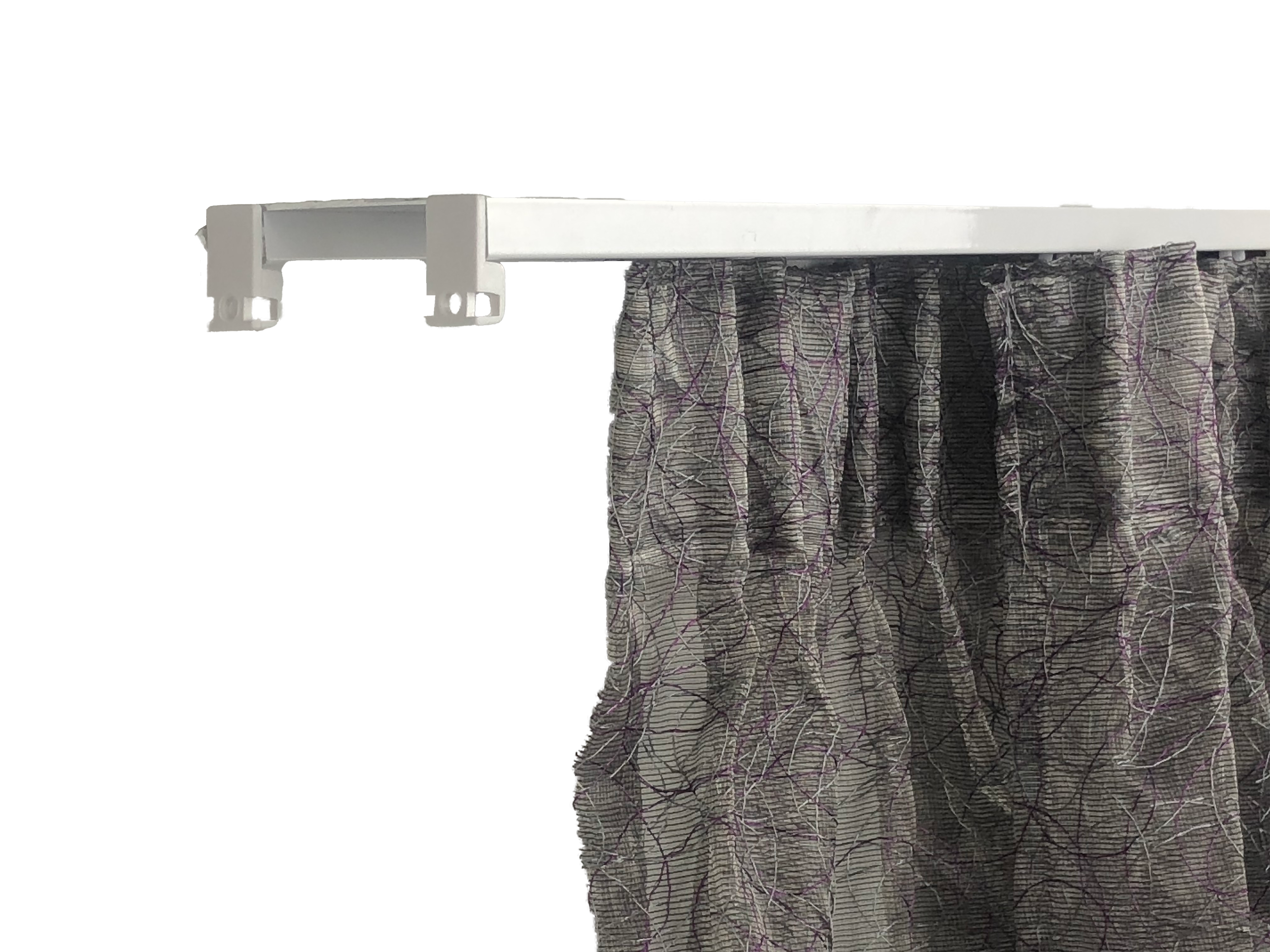Riel doble manual 150cm c/ blanco