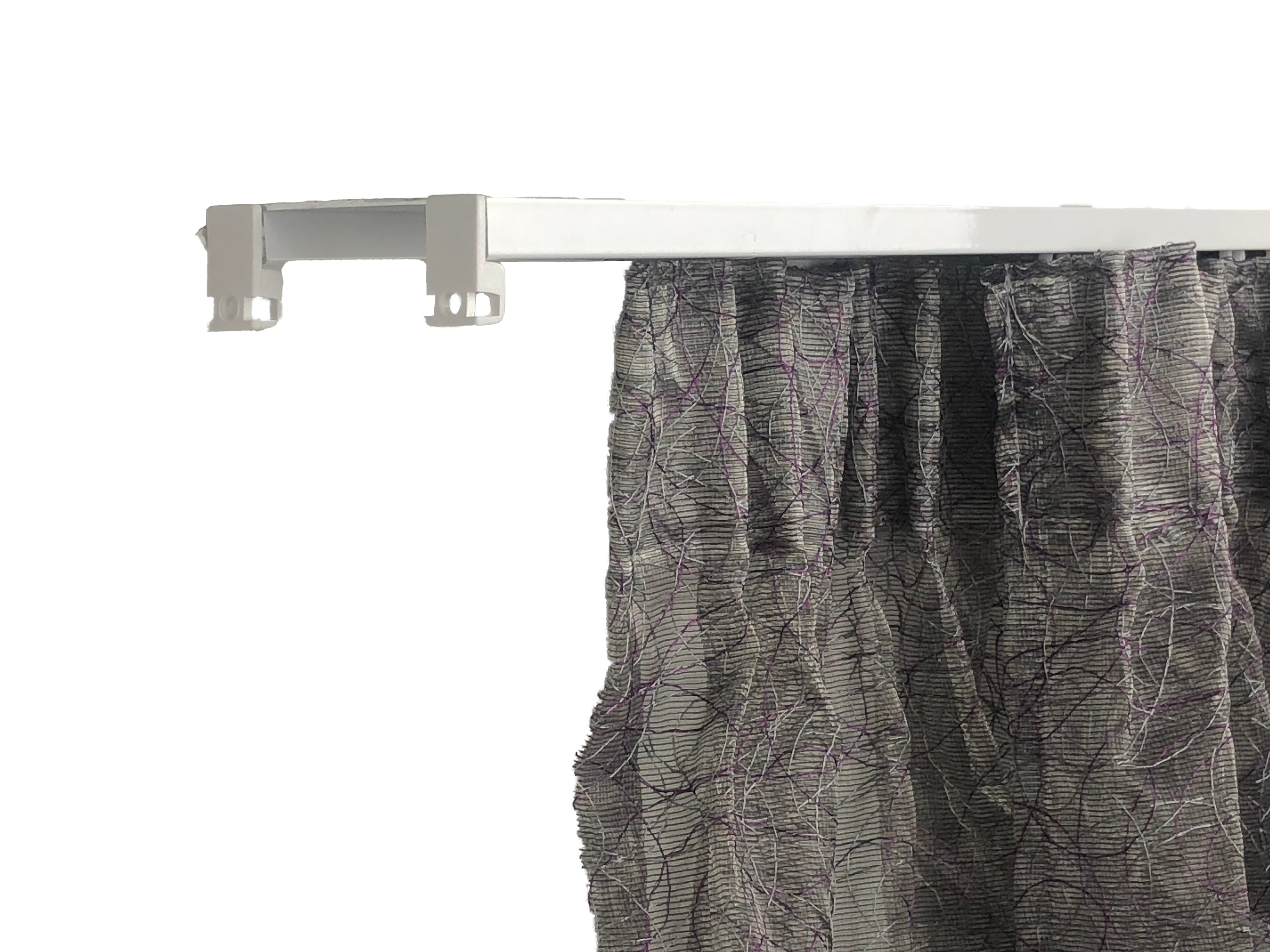 Riel cortina básica techo manual 500cm* blanco