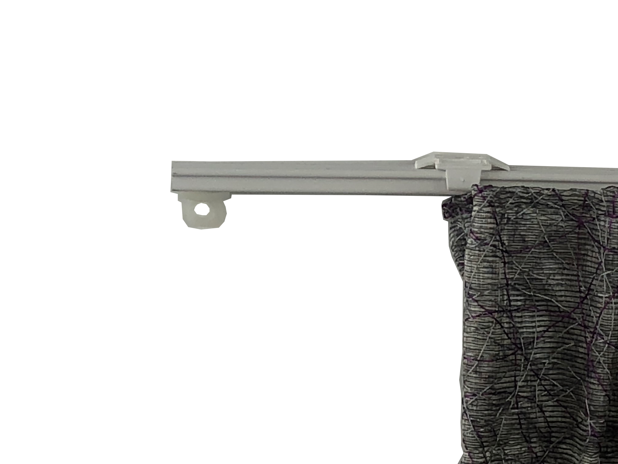 Riel micro techo manual 400cm*partido blanco de la marca Sin marca