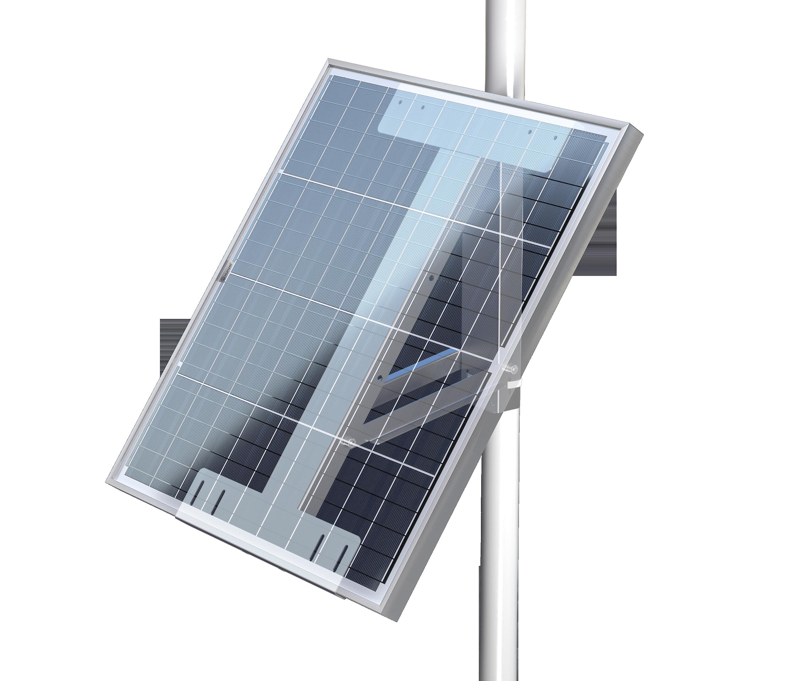 Soporte para poste y/o pared solpolewal-l para 1 panel solarpower-185/190w